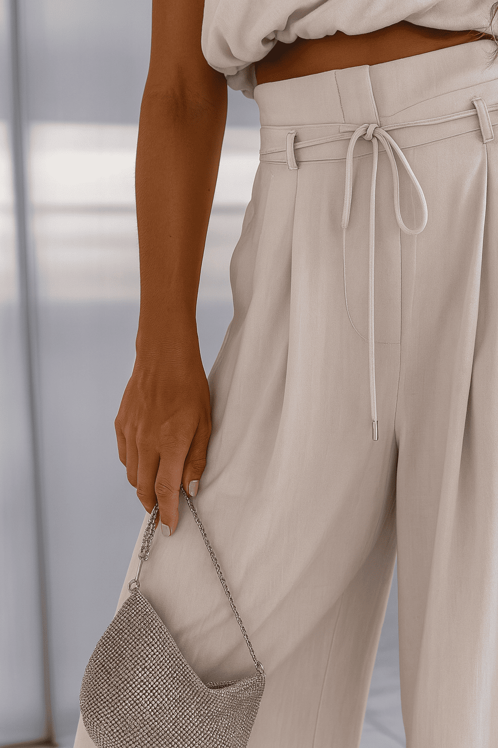 Danayln Set— Zweiteiler + Gratis Gürtel  [40 % NUR HEUTE] Weiß – Dresses | FormaLuxe
