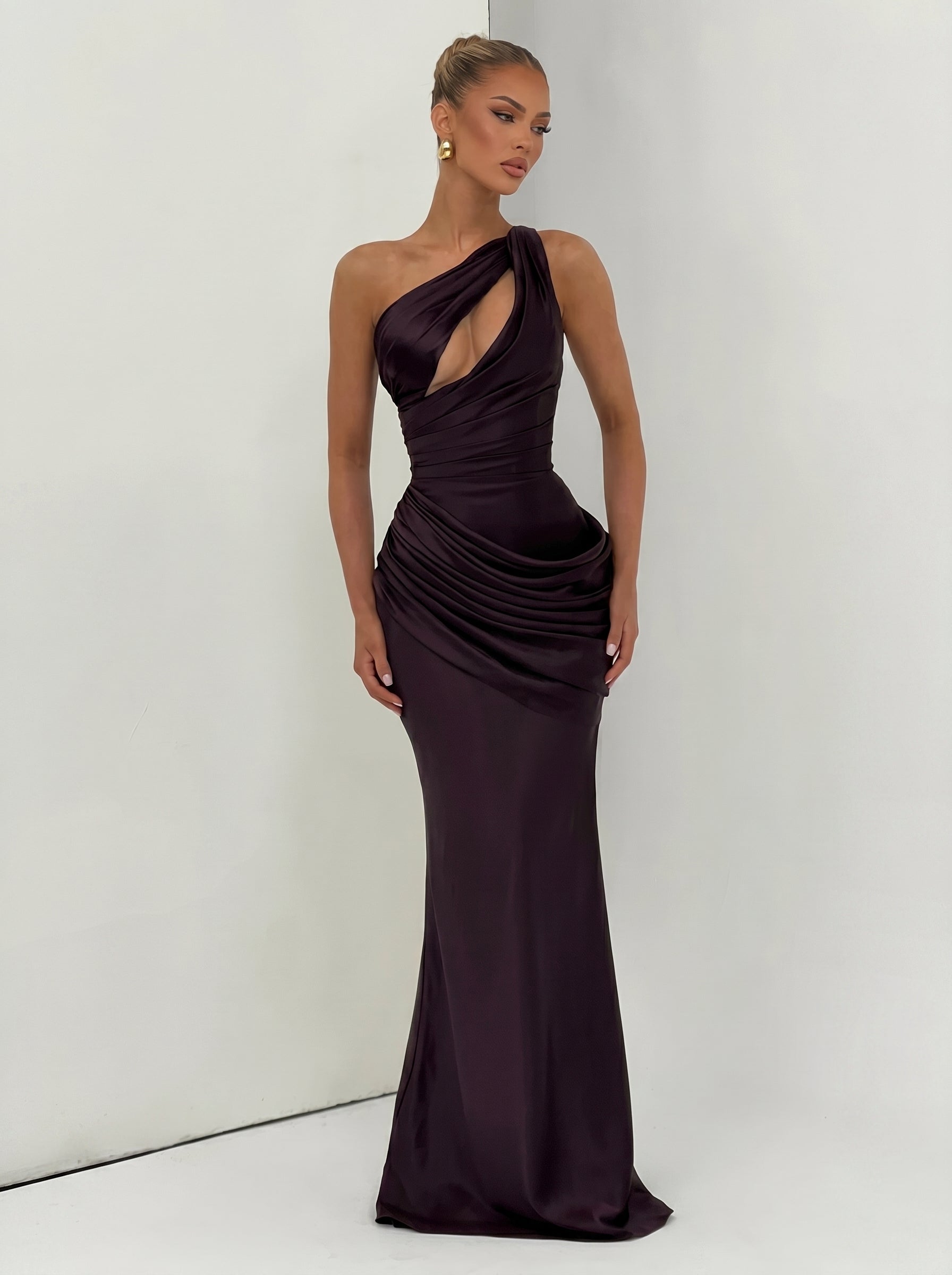 Emina Maxikleid Olivgrün – Dress | FormaLuxe