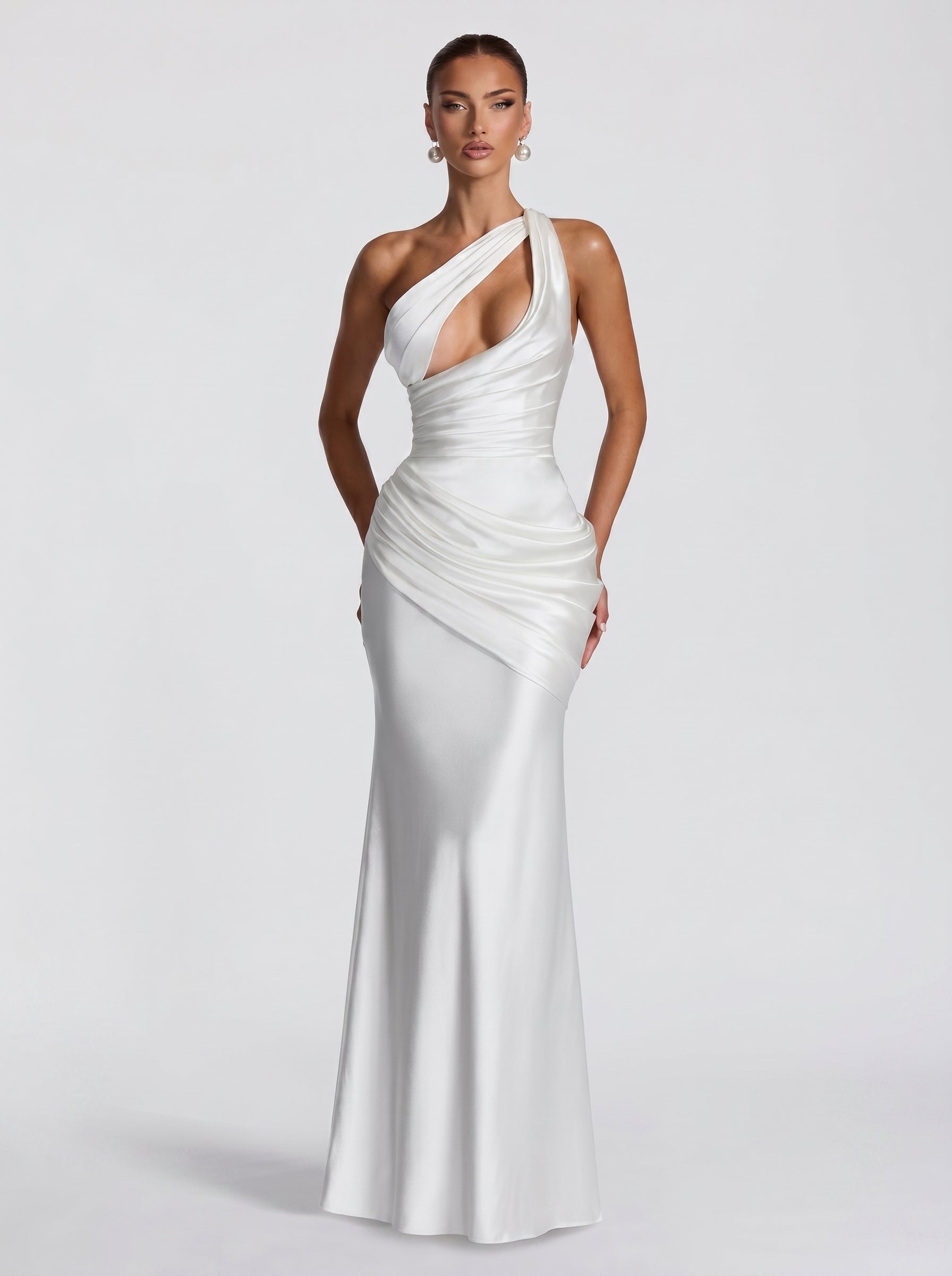 Emina Maxikleid Olivgrün – Dress | FormaLuxe