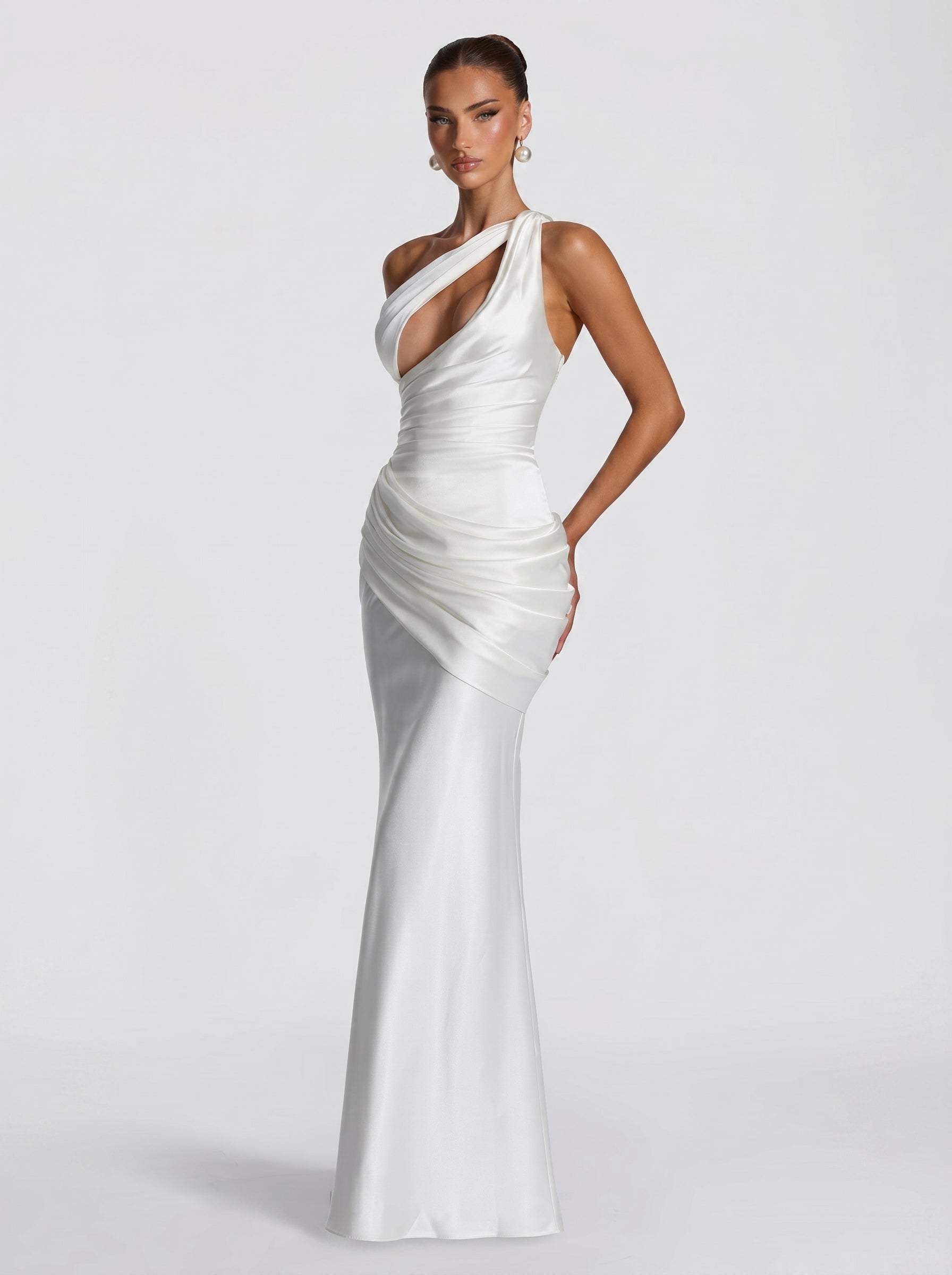 Emina Maxikleid Olivgrün – Dress | FormaLuxe