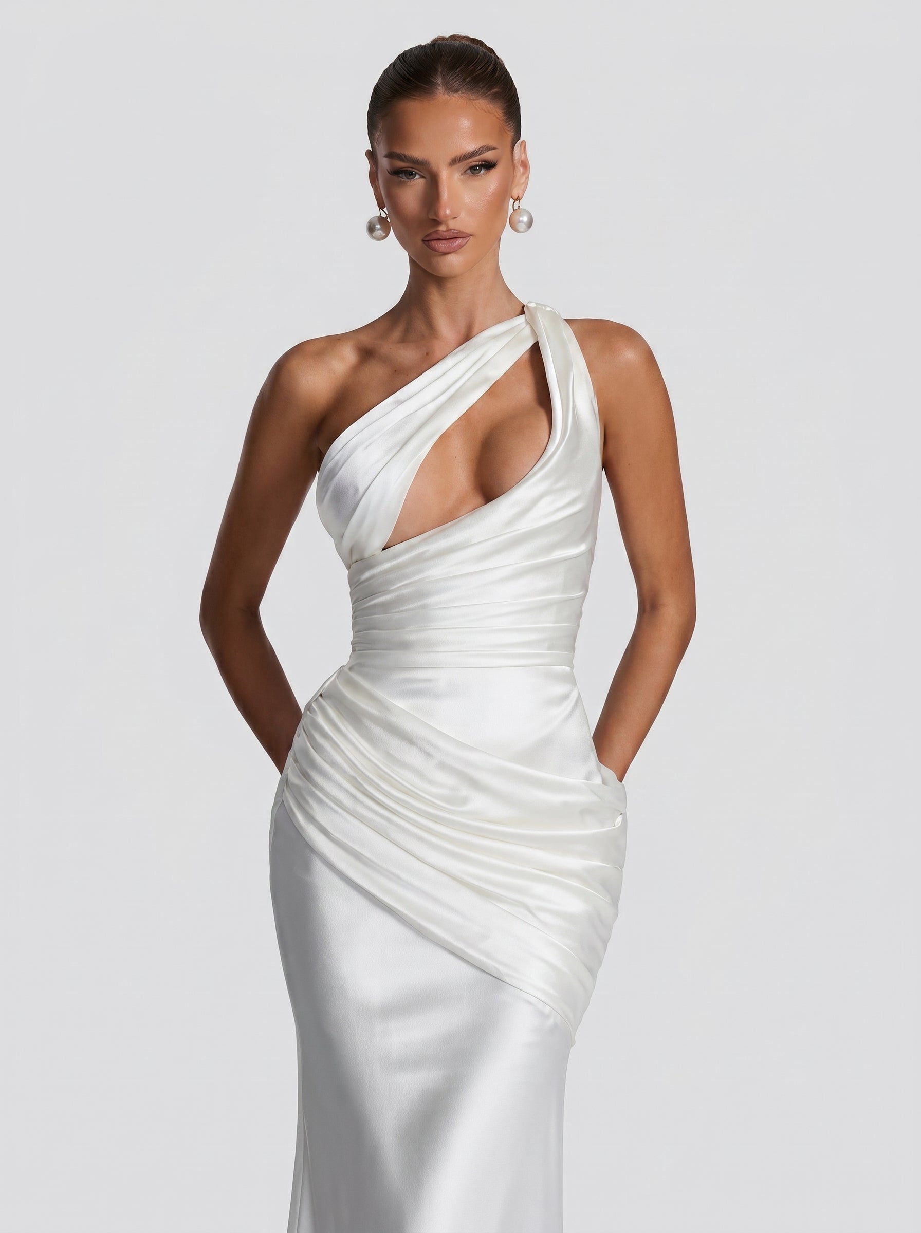 Emina Maxikleid Olivgrün – Dress | FormaLuxe