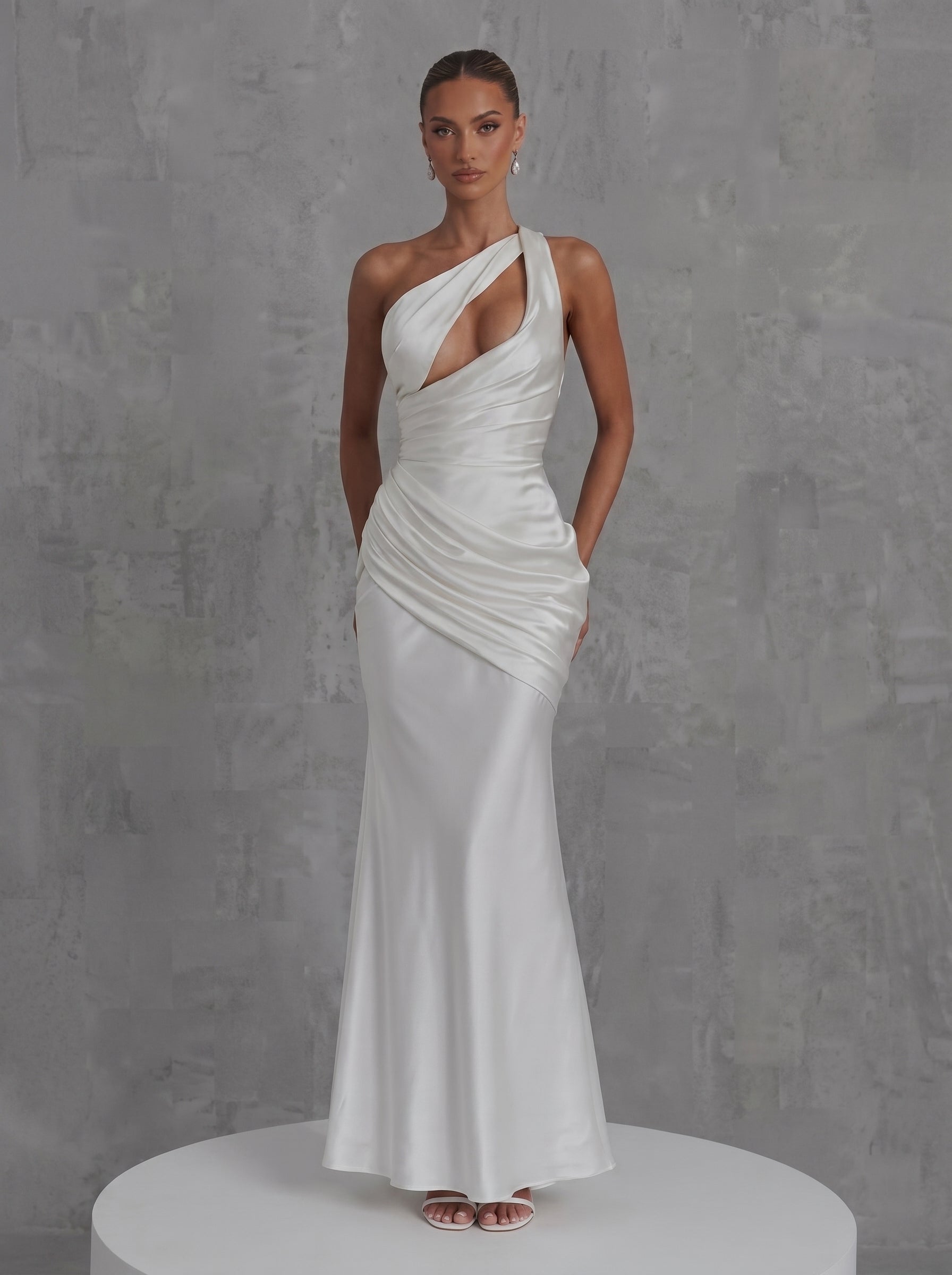 Emina Maxikleid Olivgrün – Dress | FormaLuxe