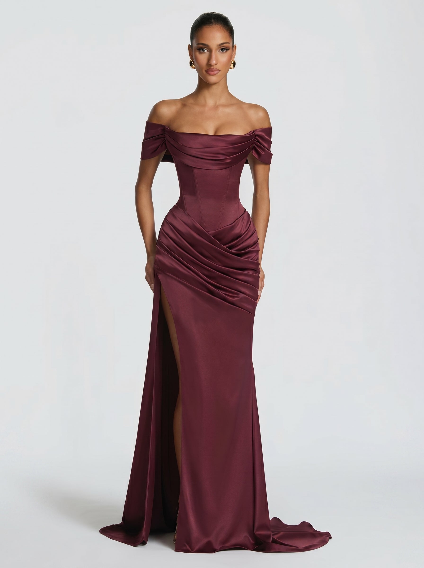 Riona Maxikleid Kirsche | FormaLuxe