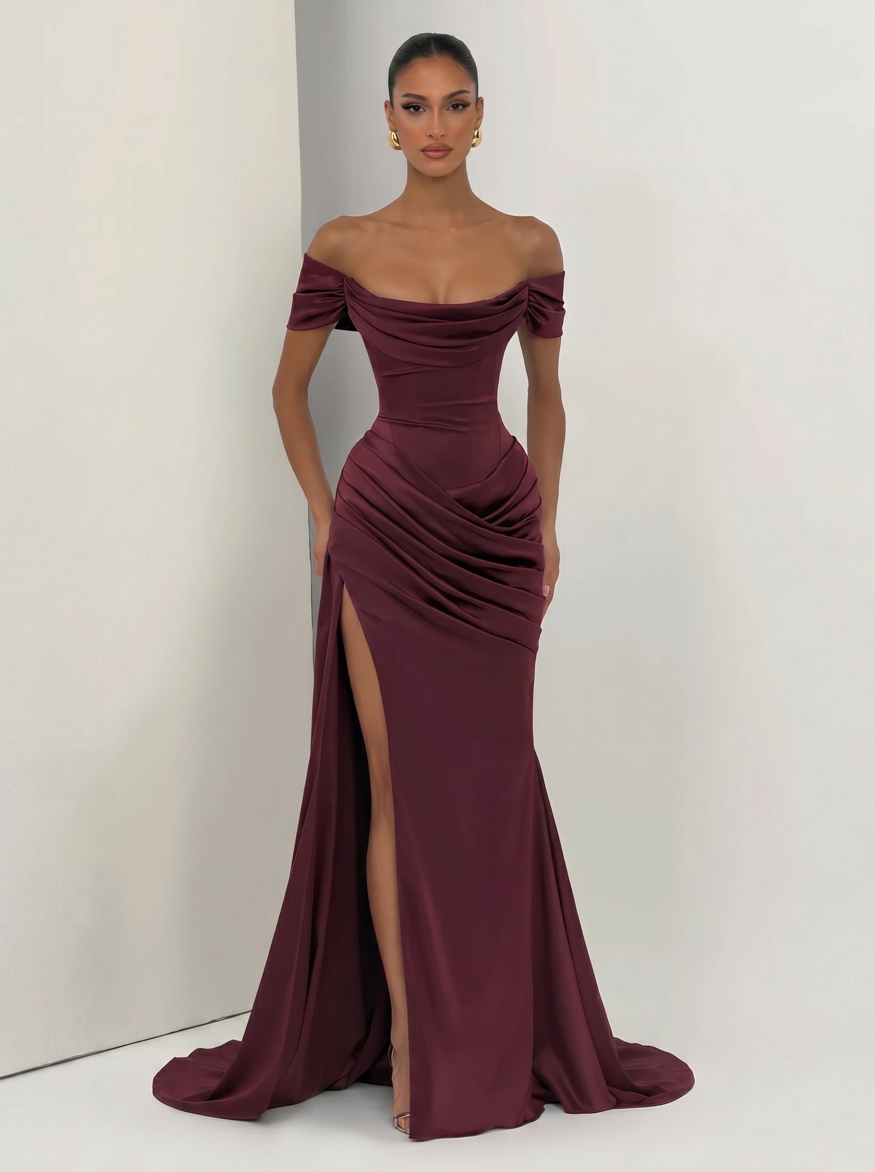 Riona Maxikleid Kirsche | FormaLuxe