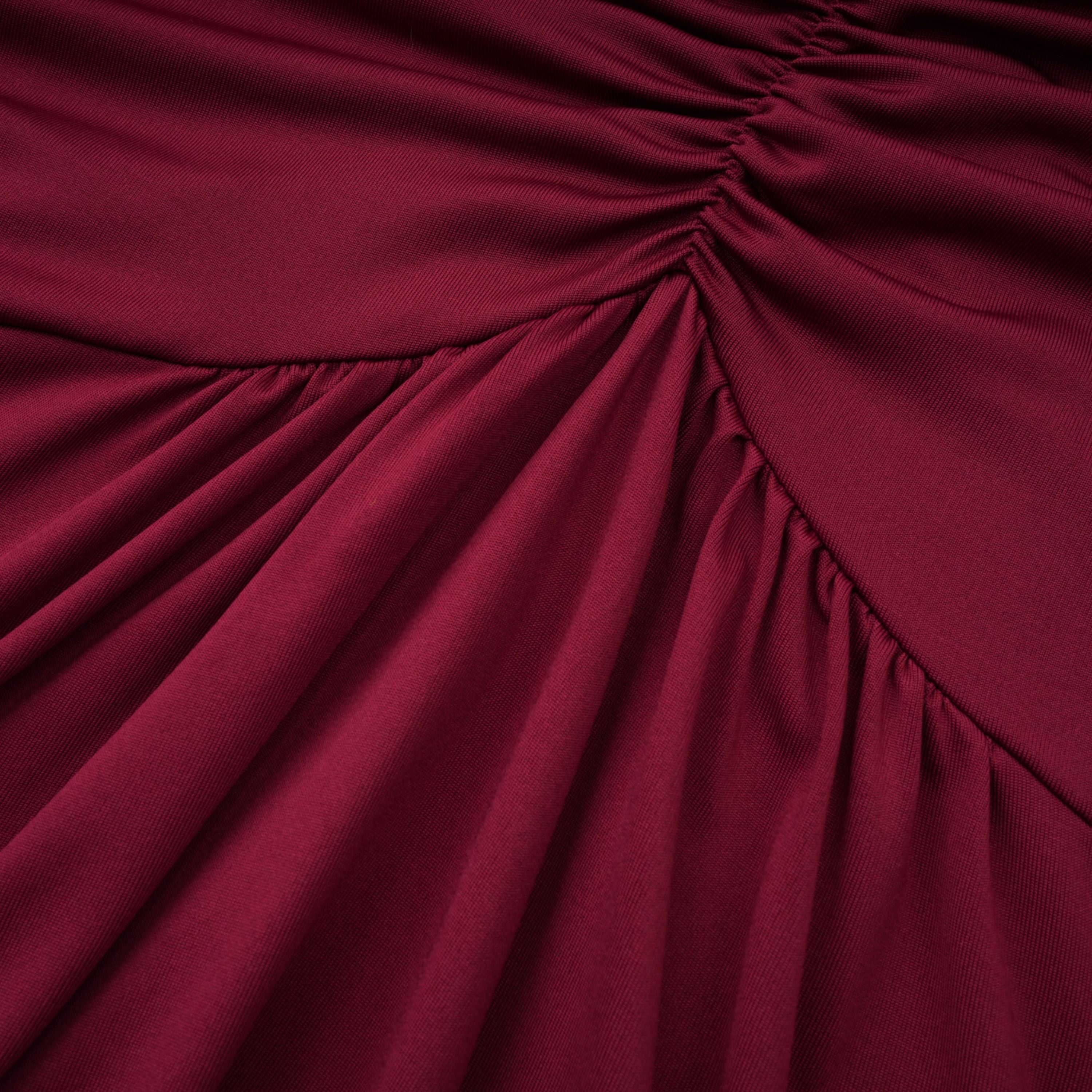 Aiglantine Maxikleid Bordeauxrot | FormaLuxe