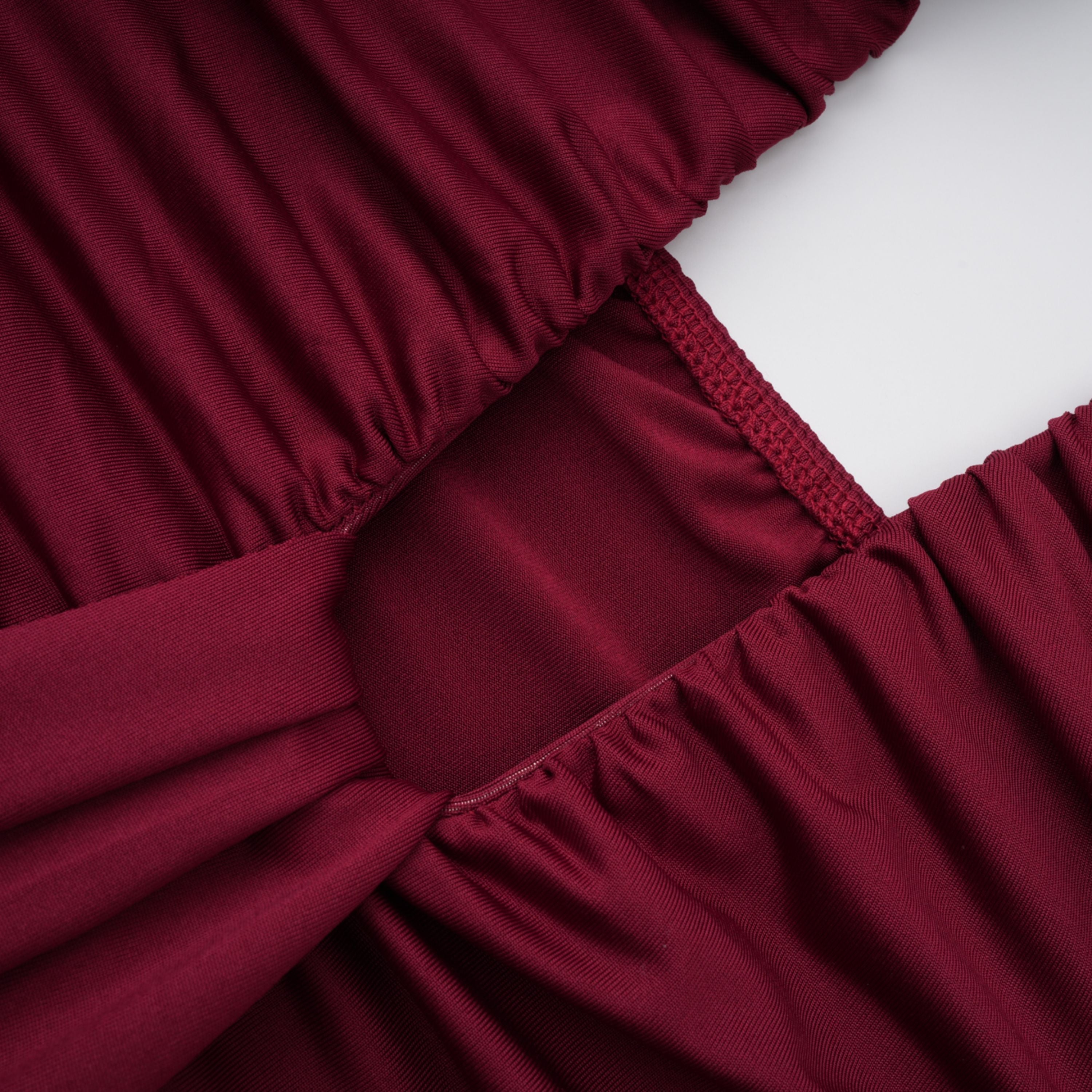 Aiglantine Maxikleid Bordeauxrot | FormaLuxe