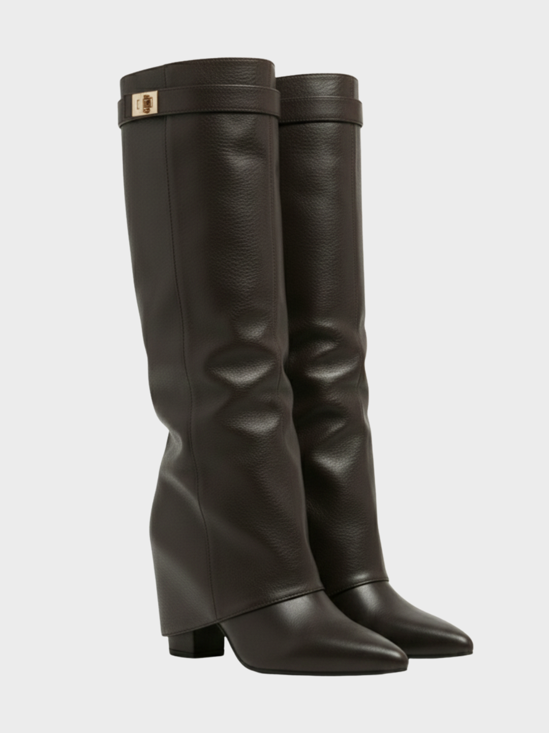 Leeds | Bottes hautes souples en similicuir Noir | FormaLuxe