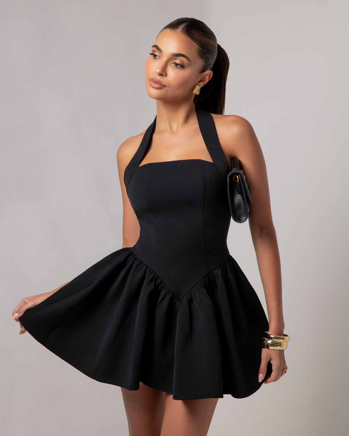 Helena | Klassisches Minikleid Weiß | FormaLuxe