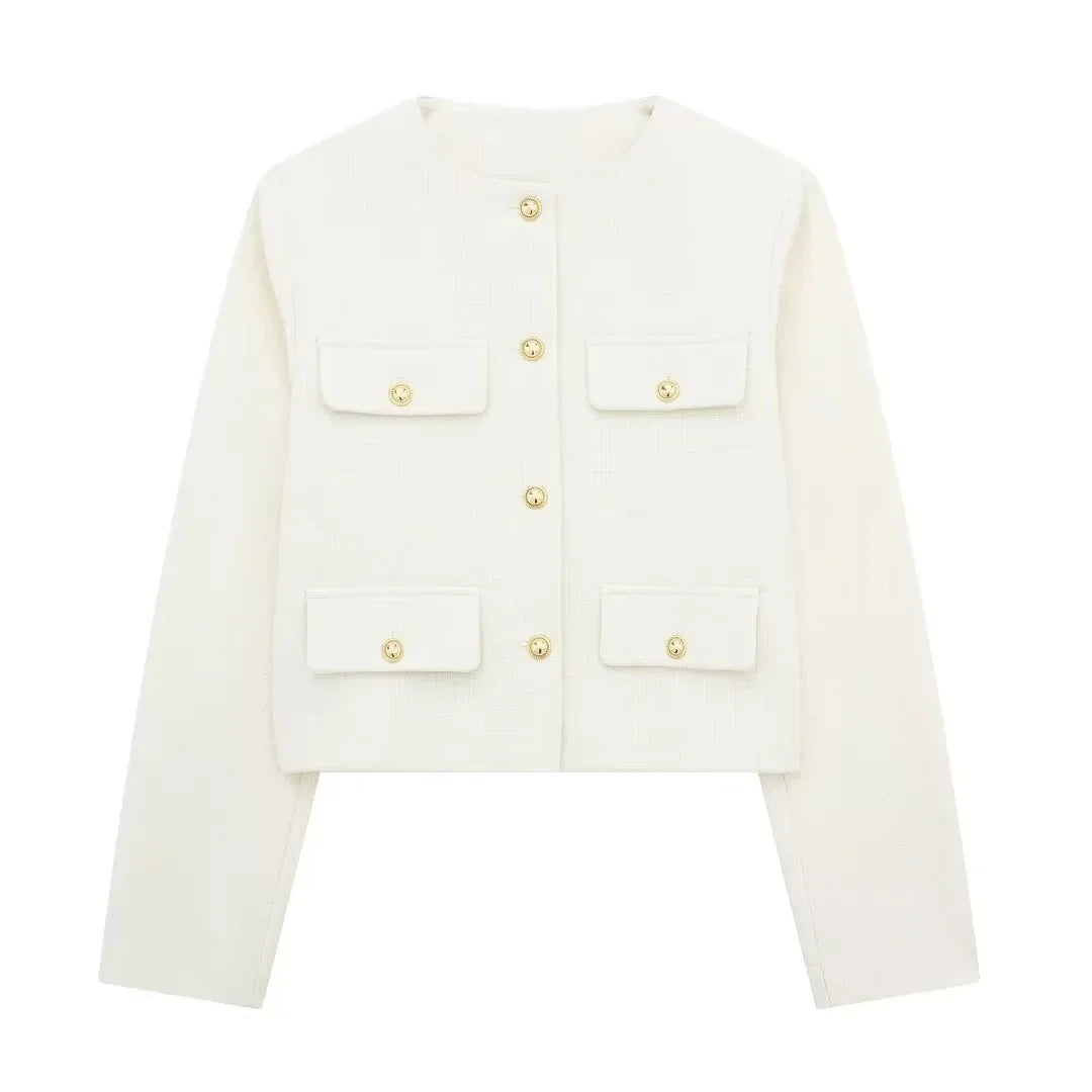 SIENA | Short Vintage Faux Leather Jacket
