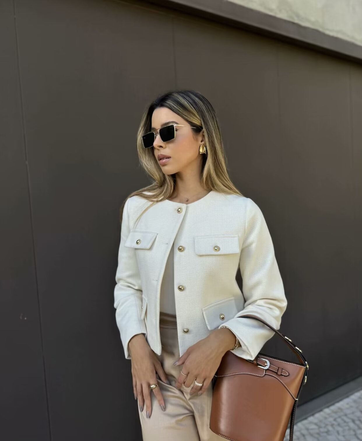 SIENA | Short Vintage Faux Leather Jacket