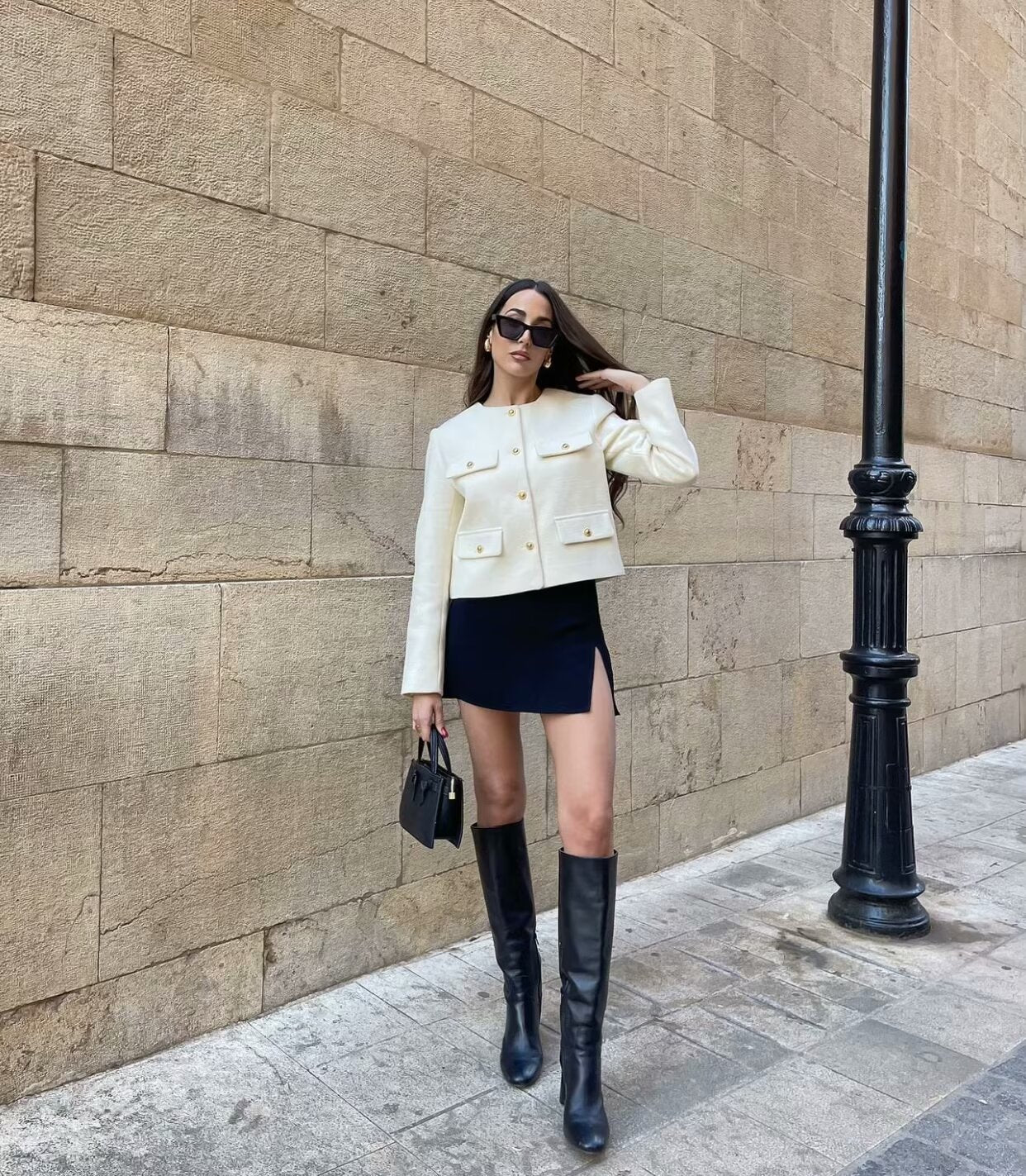 SIENA | Short Vintage Faux Leather Jacket