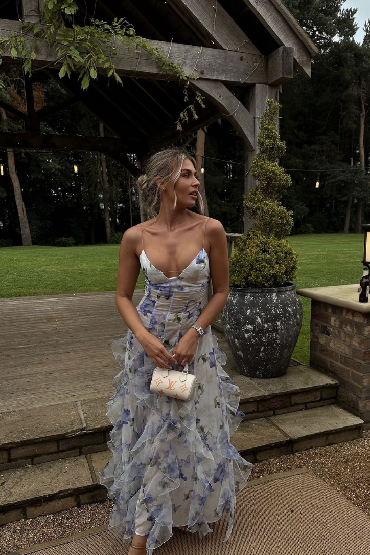 Maisie | Maxikleid mit Blumenmuster Größe | FormaLuxe