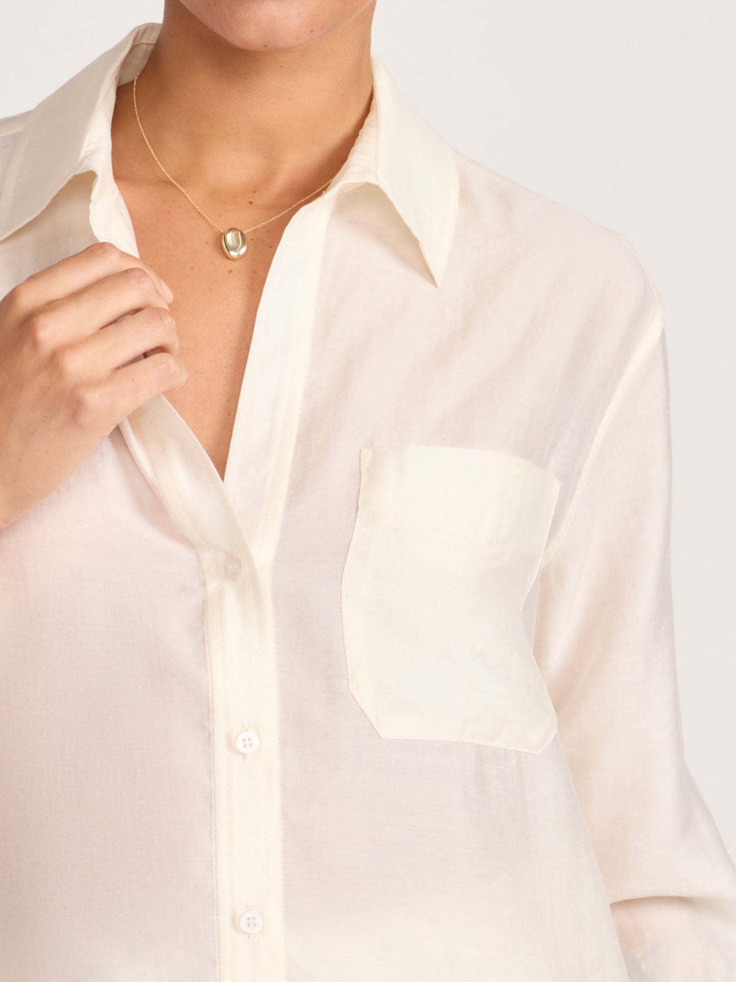 The Everyday Voile Shirt – Tops | FormaLuxe