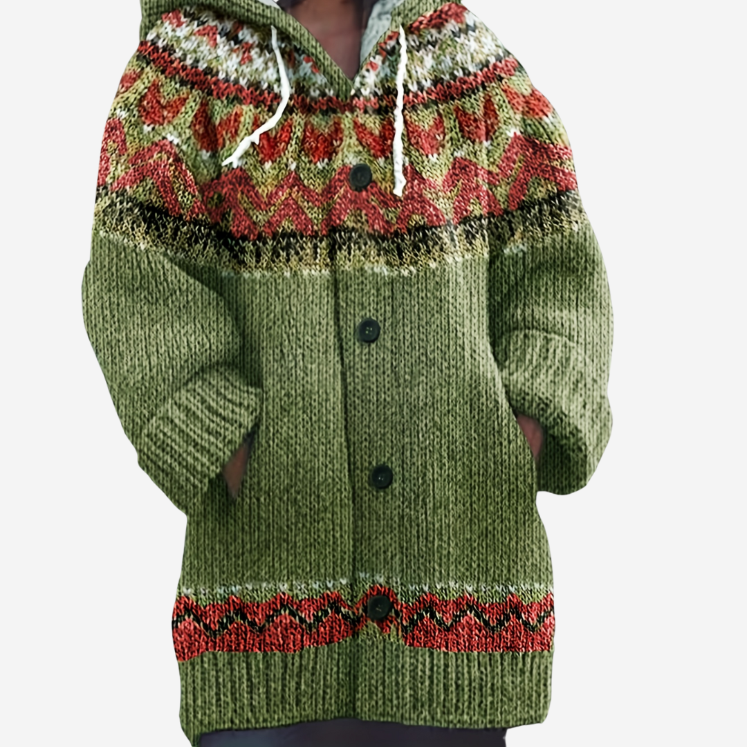 Jennie | Winter Sweater Green | FormaLuxe
