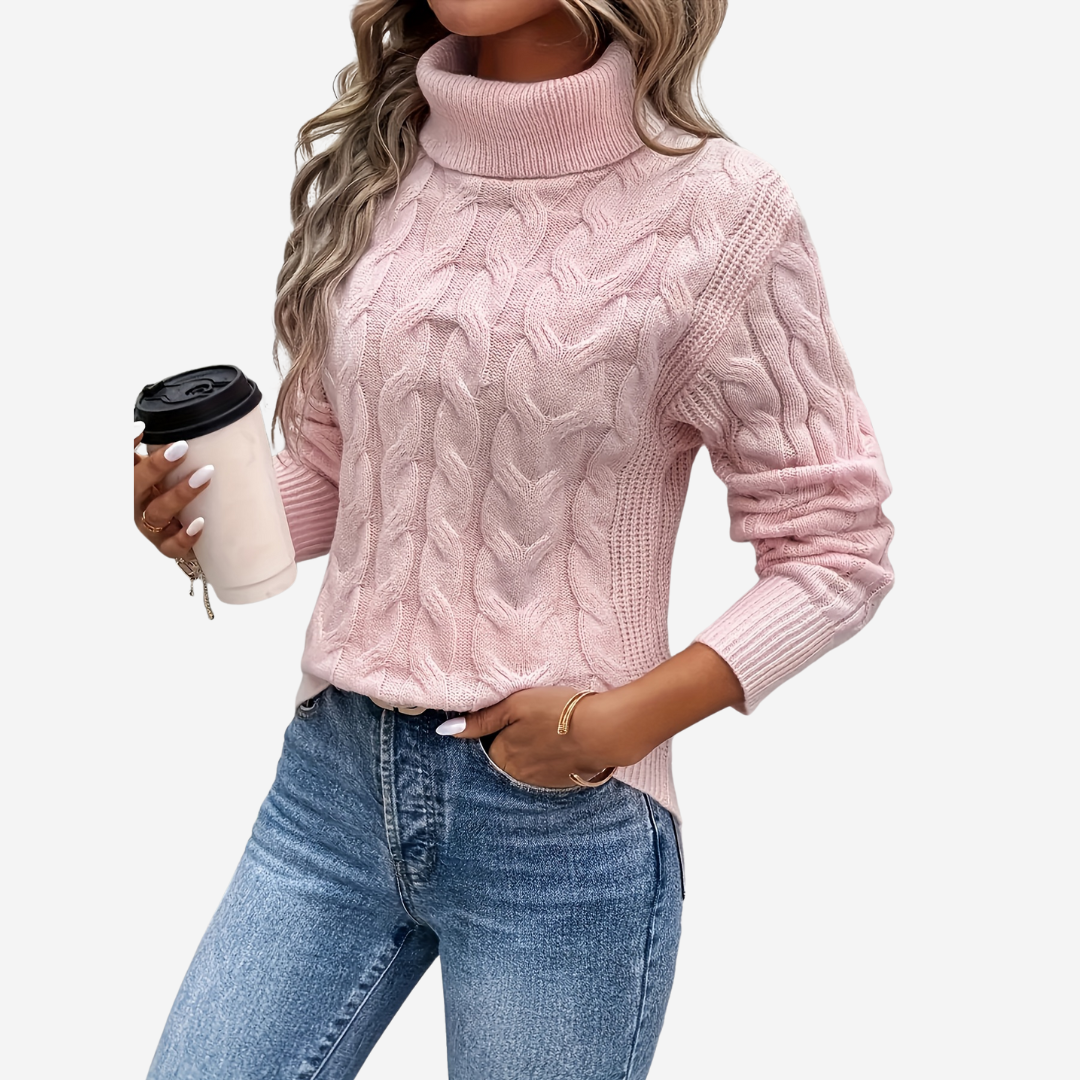 Rosalie | Winter Sweater Pink | FormaLuxe