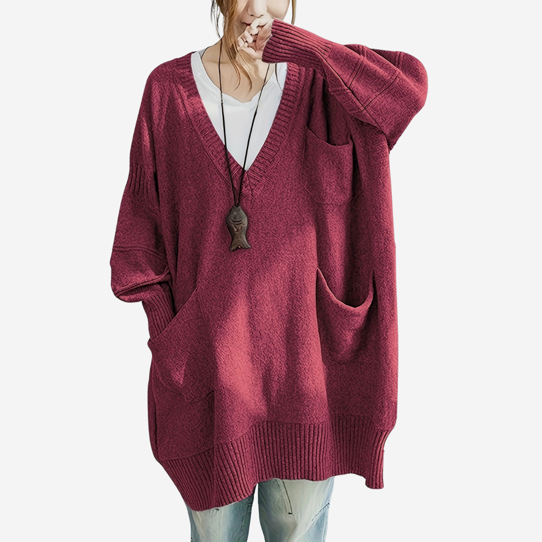 Maureen | Sweater Red | FormaLuxe