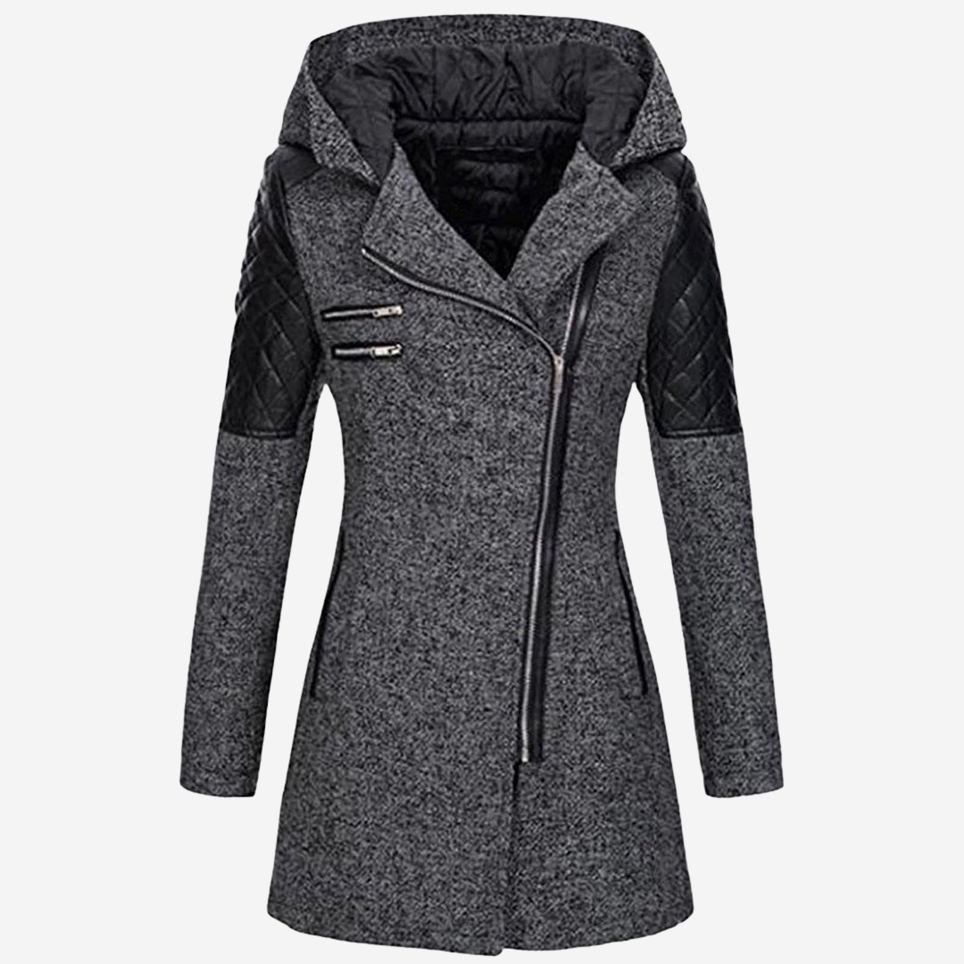 Rosie | Winter Coat Dark Gray | FormaLuxe
