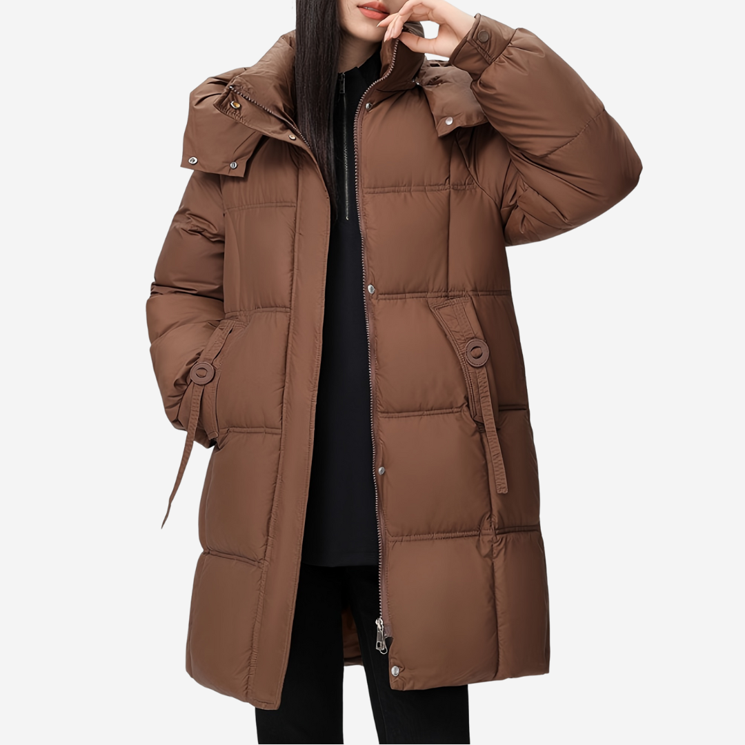 Aniya | Winter Coat Brown | FormaLuxe