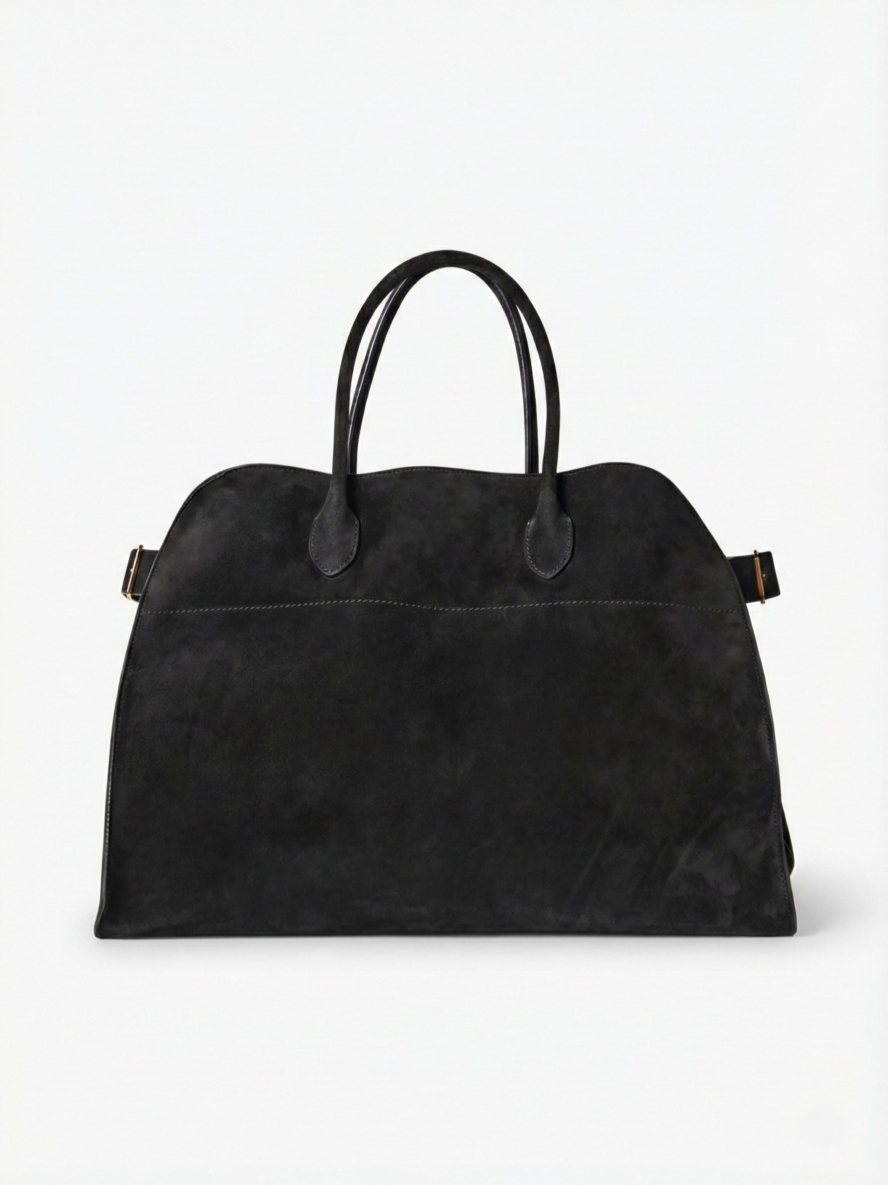 Henna | Suede Large Shopper Tote Bag Brown | FormaLuxe