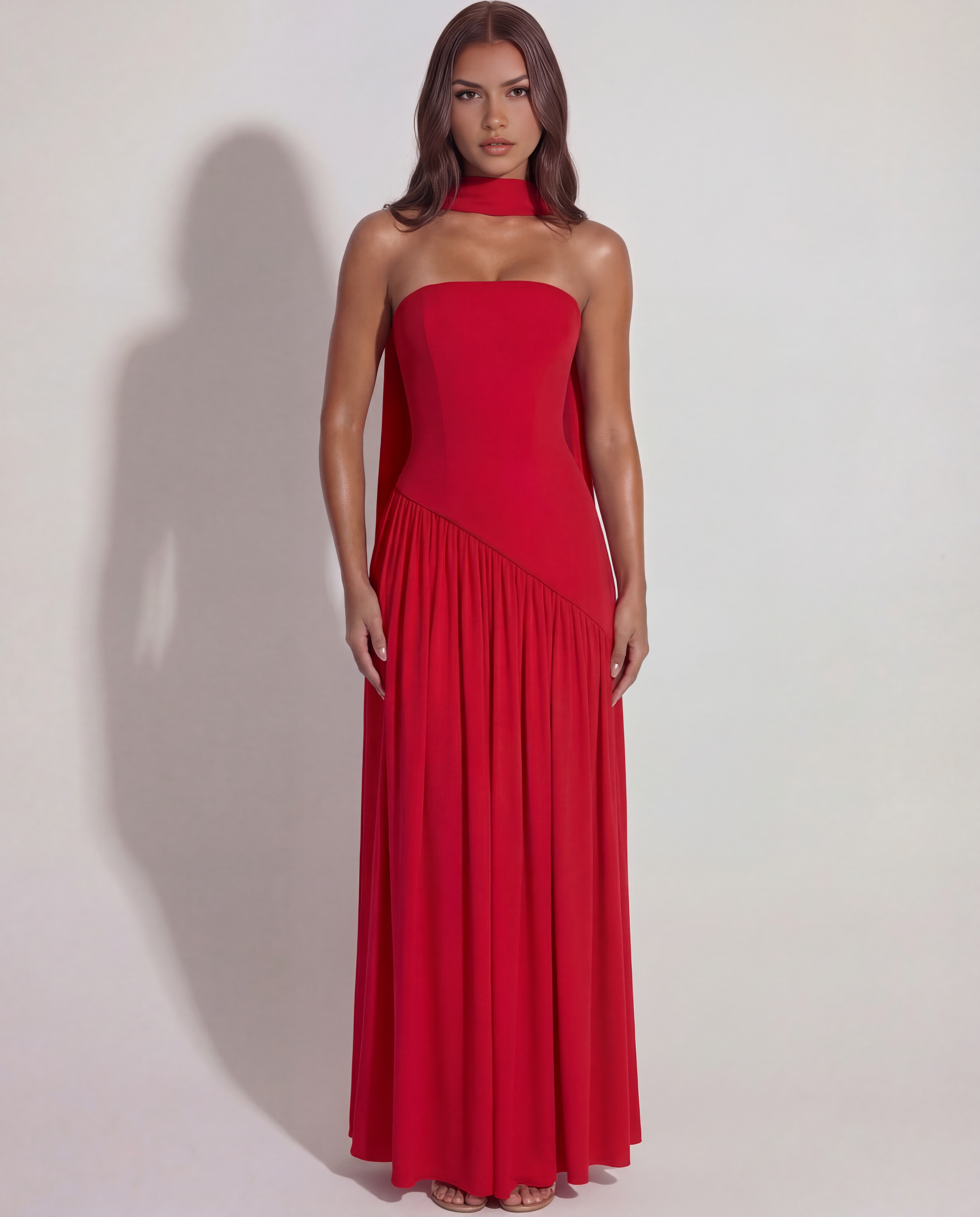Deau Maxikleid Rot | FormaLuxe