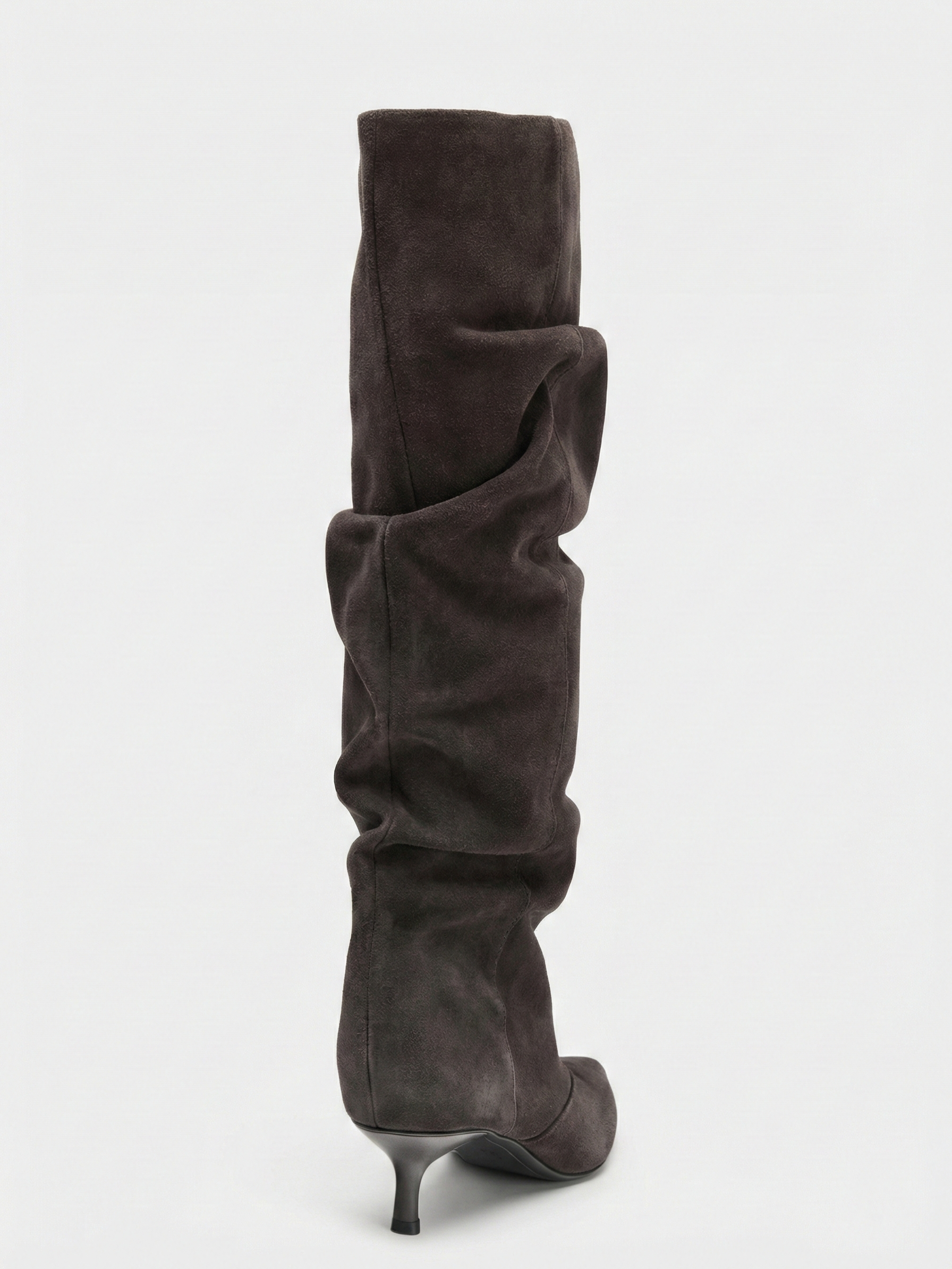 Allyson | Bottes souples à talons hauts jusqu'aux genoux Brun | FormaLuxe
