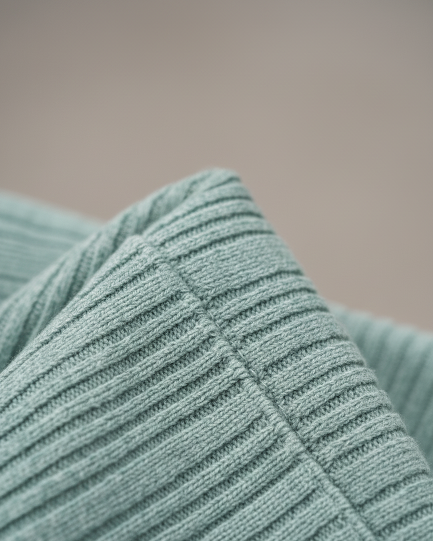 Leichter Strickpullover mit lockerem Schnitt – Sage Mist Blau | FormaLuxe