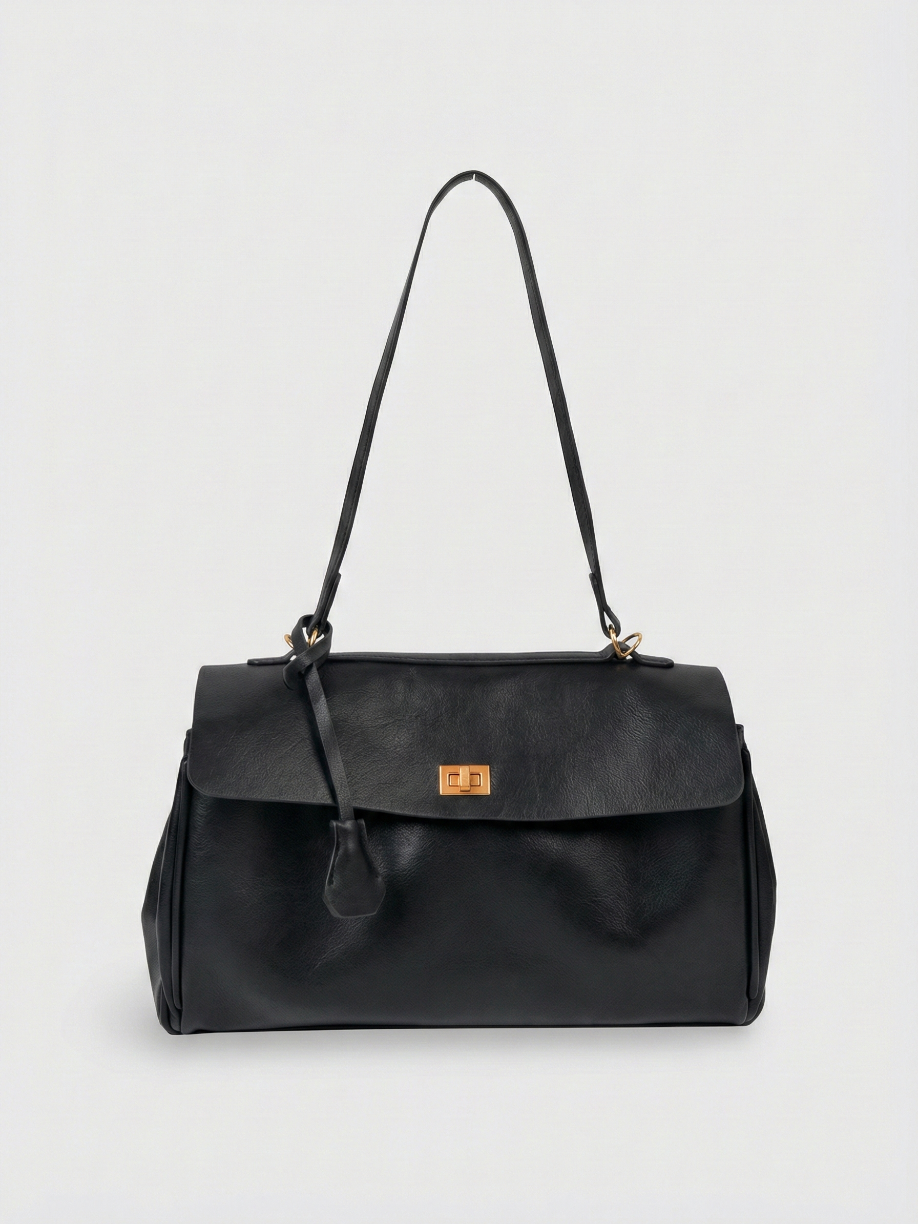 Cecil | Structured Shoulder Bag Dark Brown | FormaLuxe
