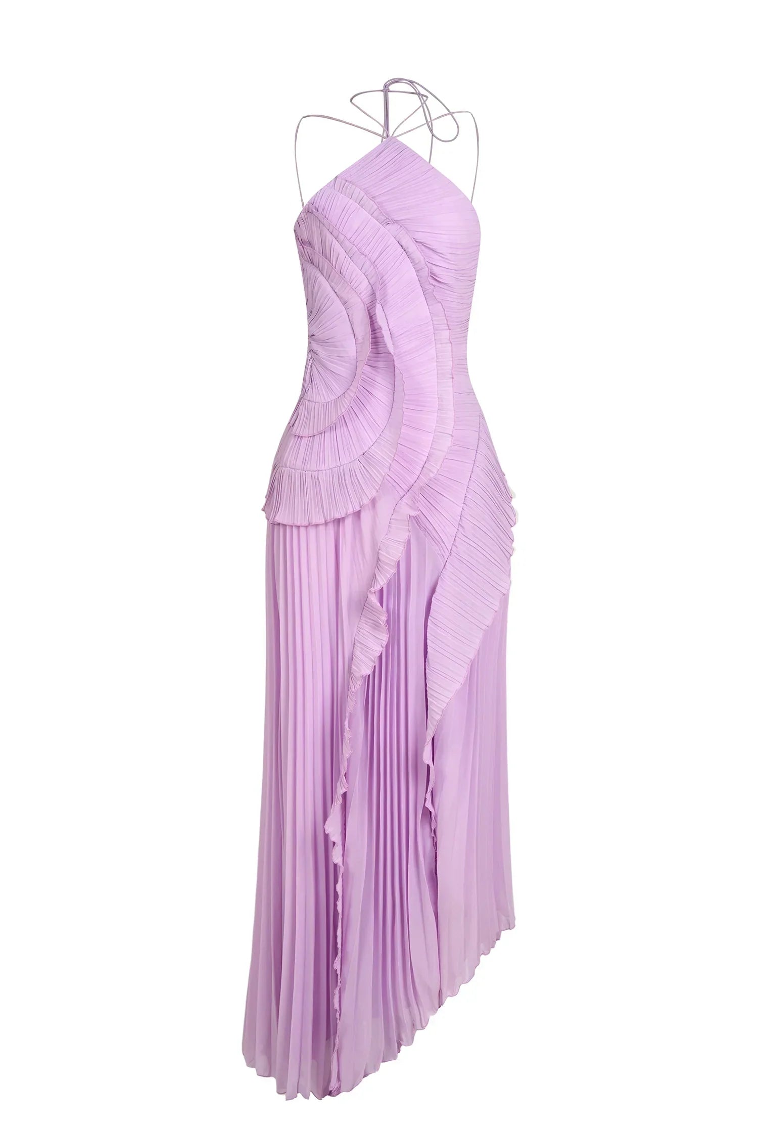 Eva Volant-Kleid Lavendel | FormaLuxe