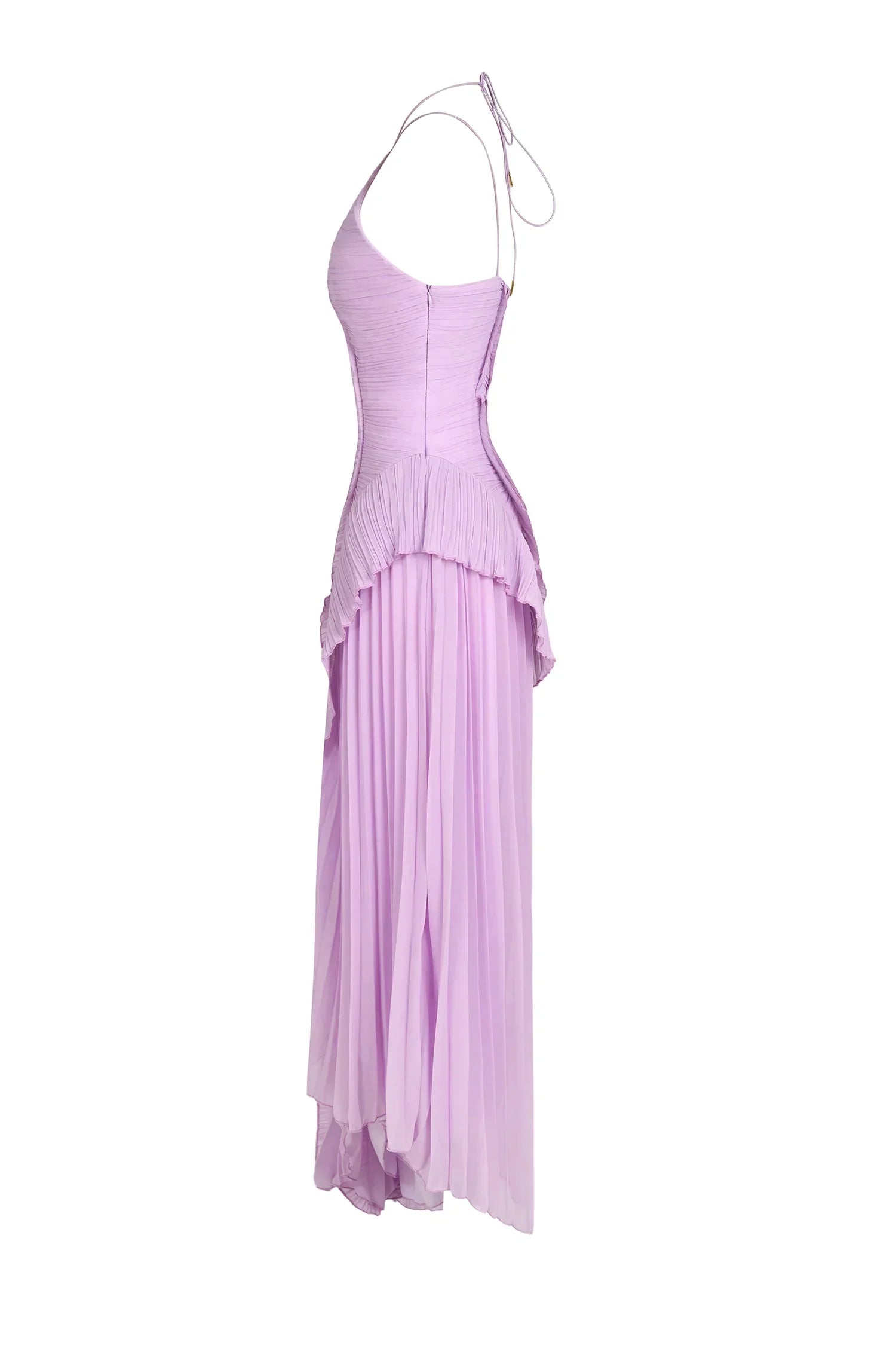 Eva Volant-Kleid Lavendel | FormaLuxe
