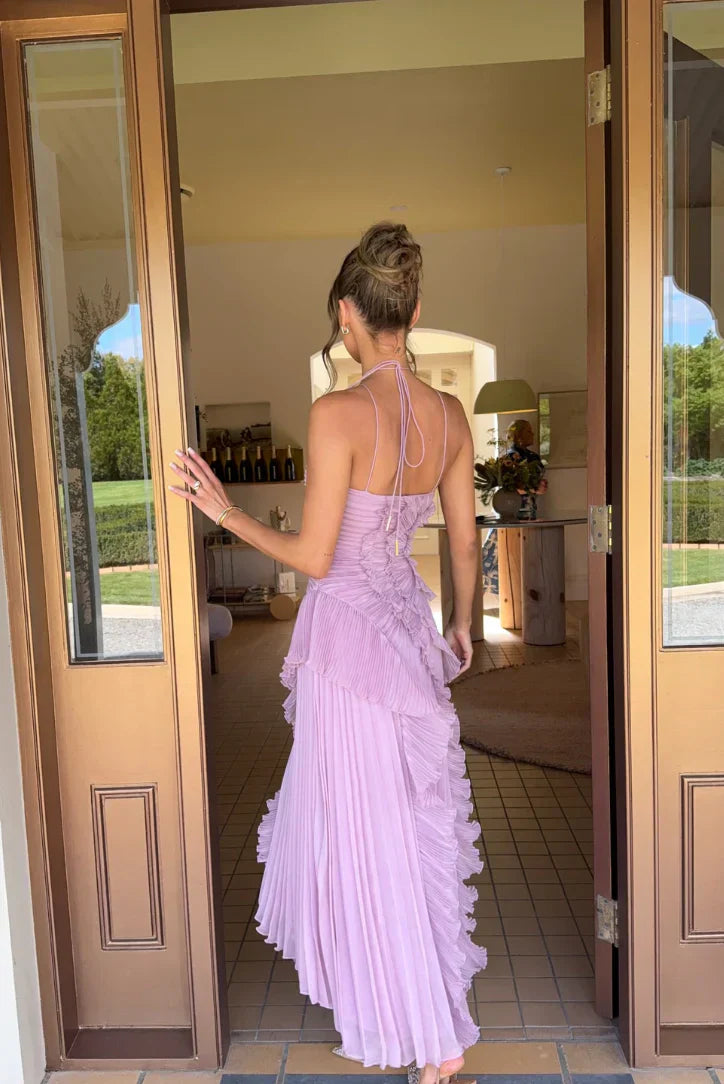 Eva Volant-Kleid Lavendel | FormaLuxe