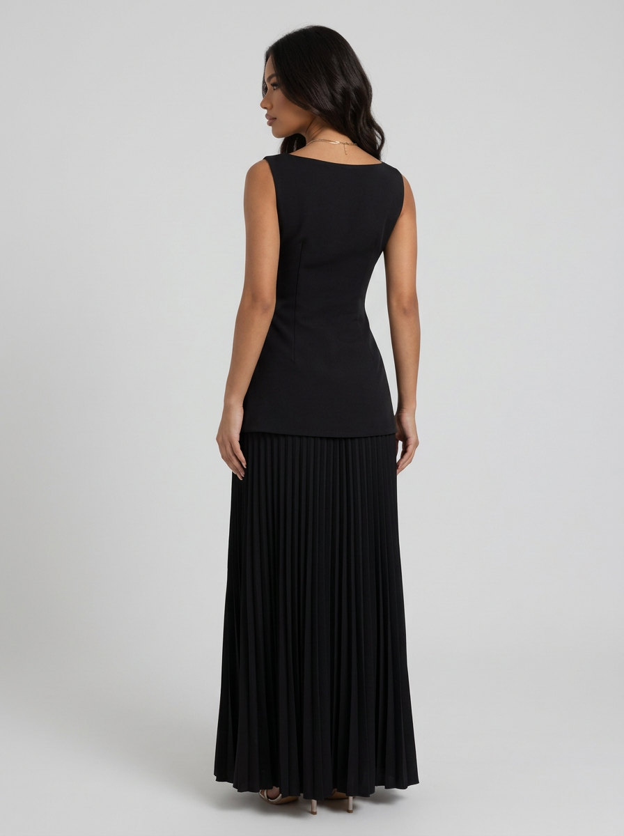 ROBE Maxikleid Schwarz | FormaLuxe