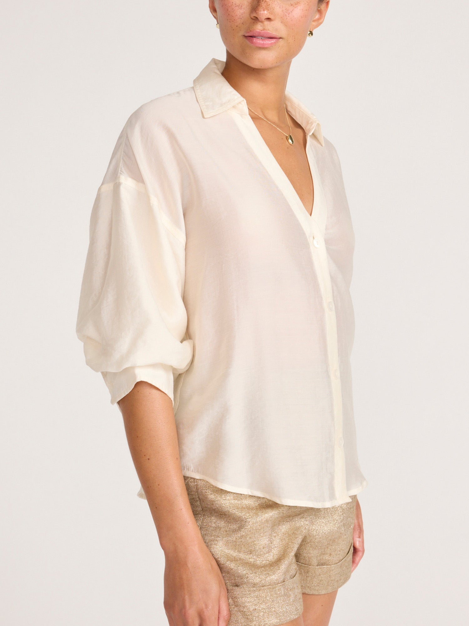 The Kate Voile Shirt – Tops | FormaLuxe