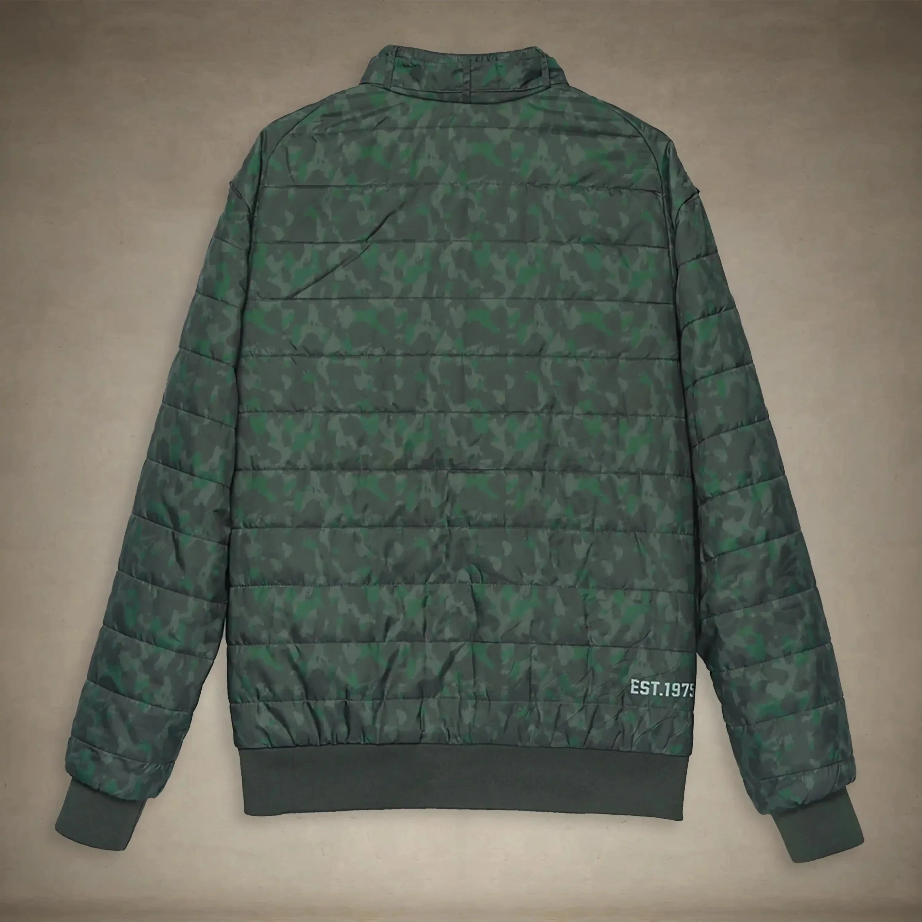 Women's SoHo Oversized Quilted Jacket Black Camo – Women's Iconic Jacket | FormaLuxe