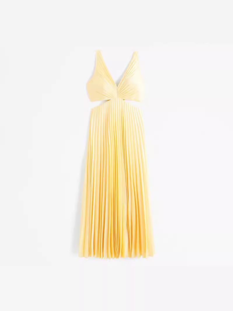 Zara | Verträumtes Maxikleid Gelb | FormaLuxe