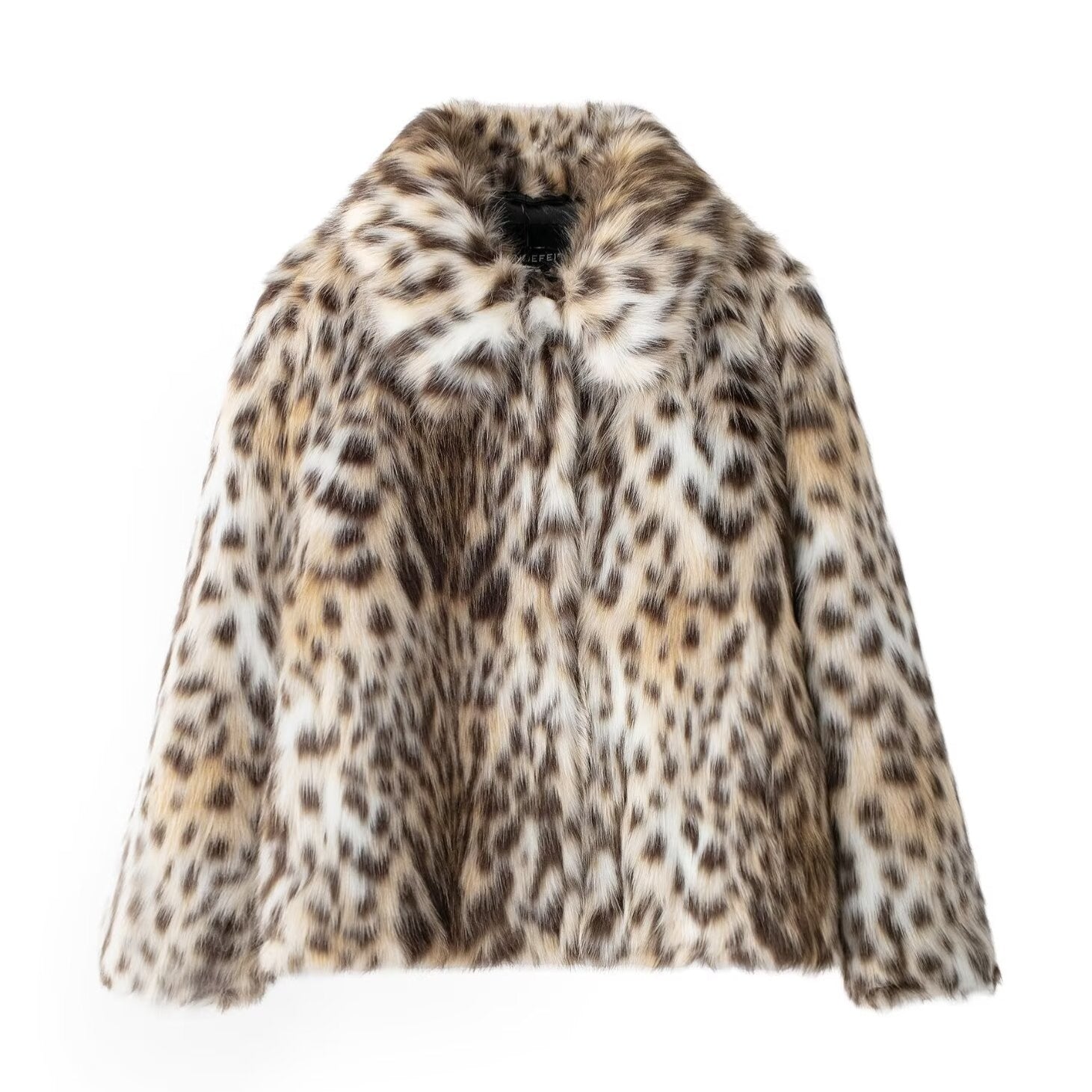 Zoe | Oversized Faux Fur Jacket Brown | FormaLuxe