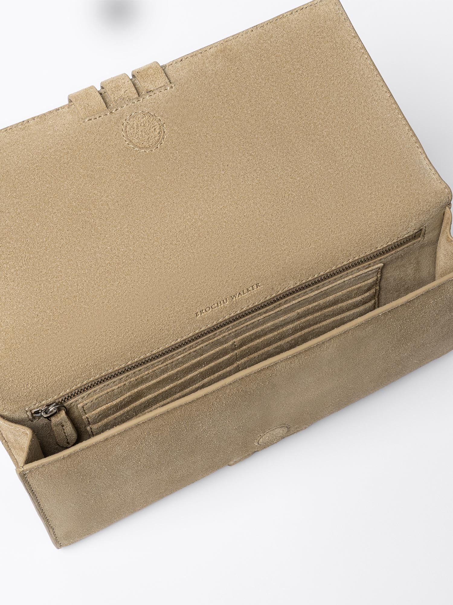 The Bridle Suede Pochette Clutch – Accessories | FormaLuxe