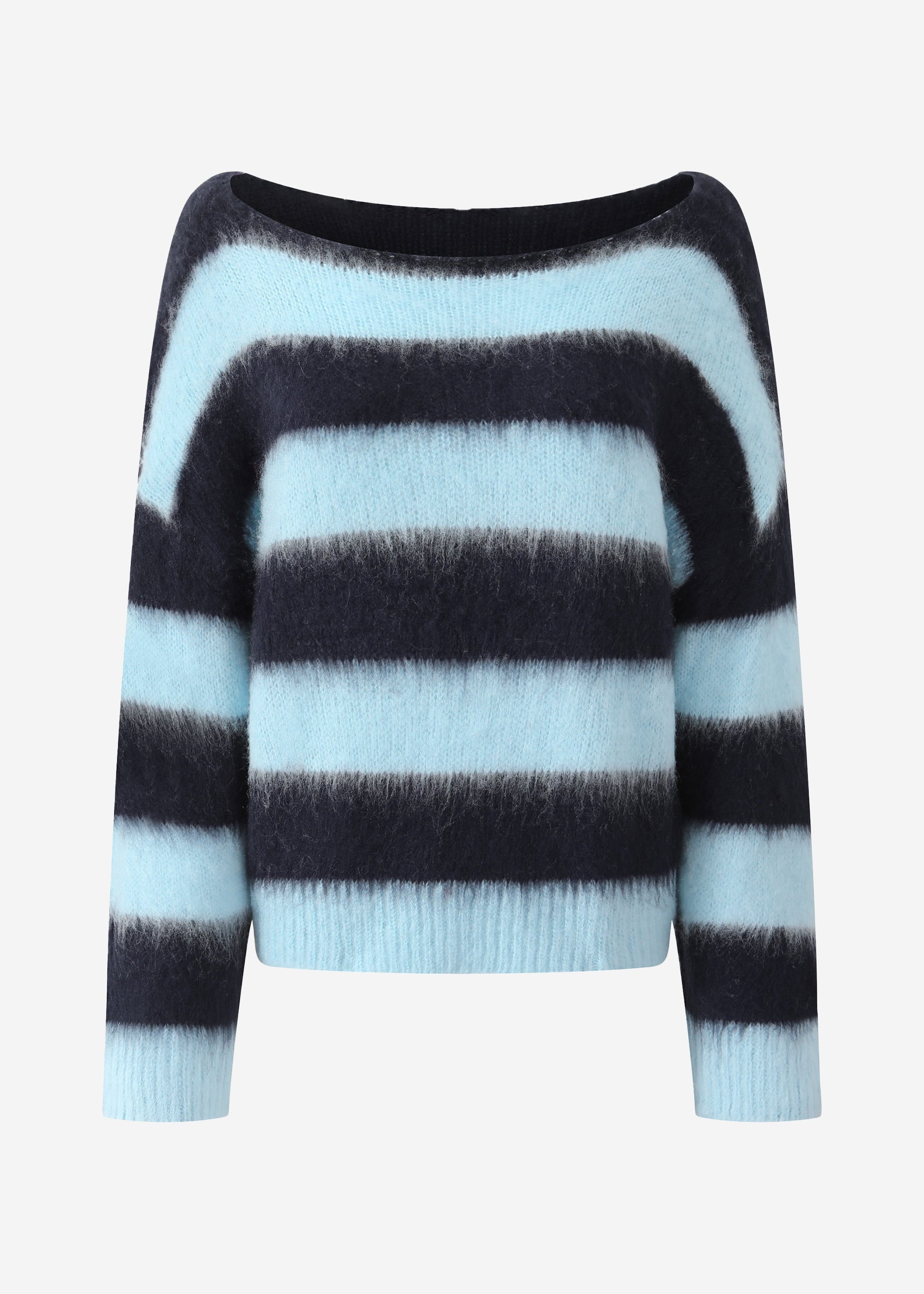 Gestreifter Pullover – blau – hellblau – Clothing> sweater | FormaLuxe