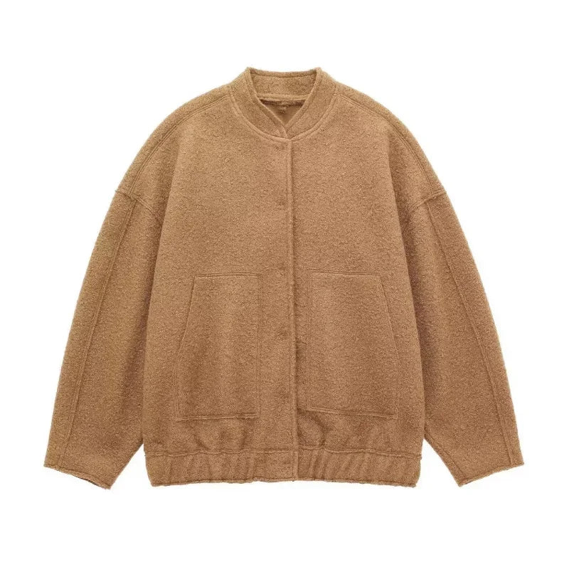 Stievie - Oversized Bomberjack met Streetstyle Flair – Cosy Fall Vibes | FormaLuxe