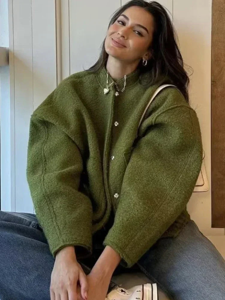 Stievie - Oversized Bomberjack met Streetstyle Flair – Cosy Fall Vibes | FormaLuxe
