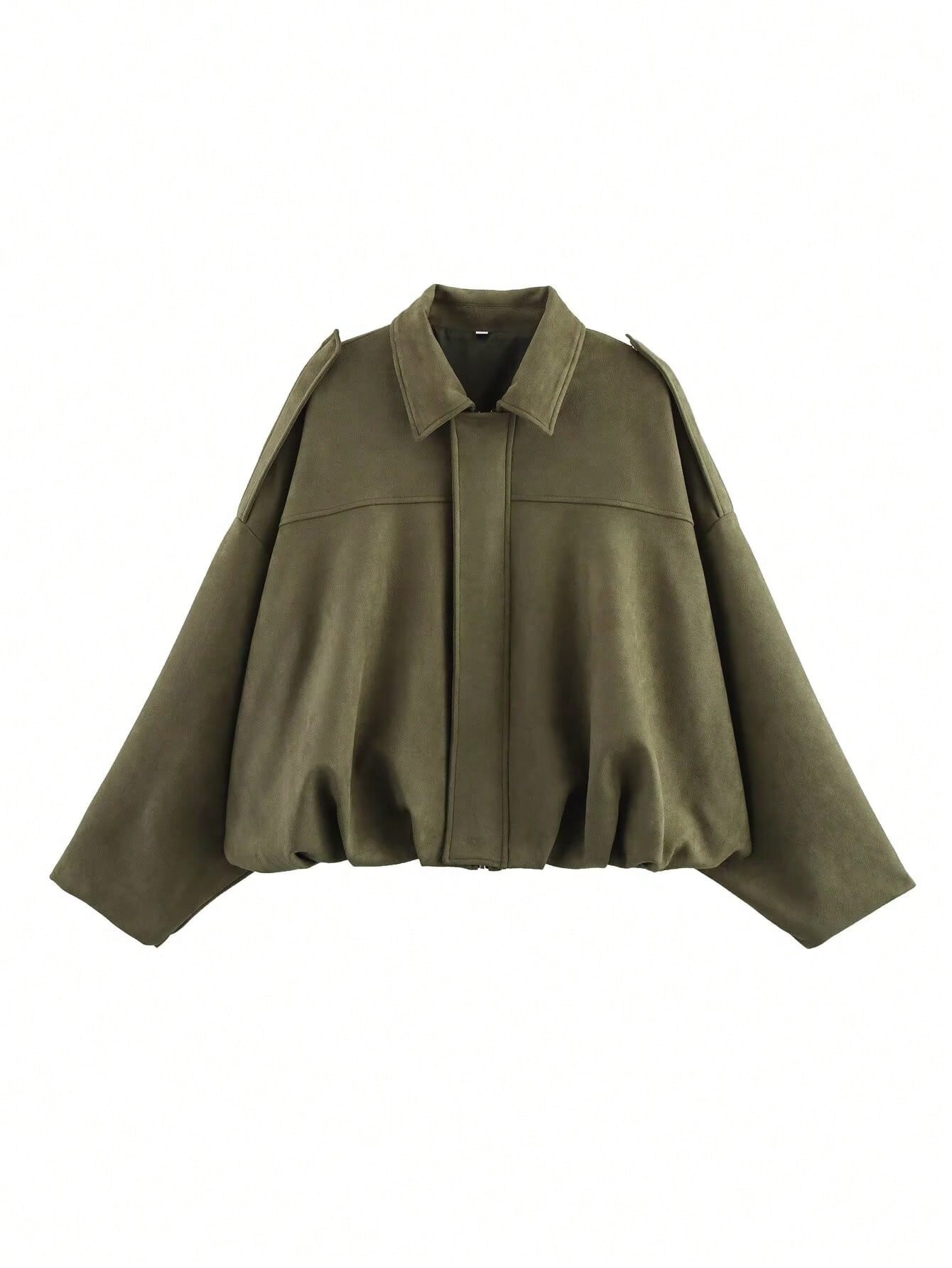 Kaori | Pilot Jacket with Suede Look
