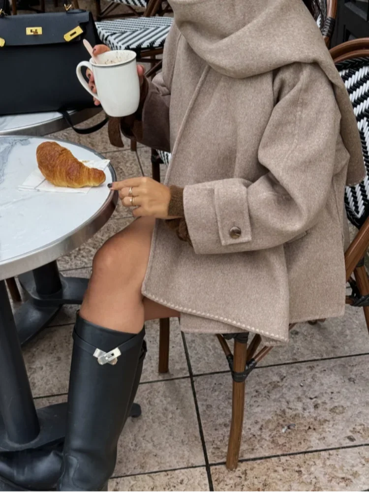 Camilla - Tijdloze Oversized Wollen Jas | FormaLuxe