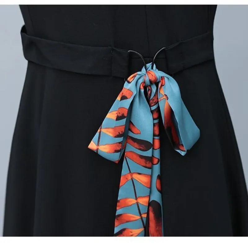 Herbst-/Winterkleid mit elegantem Stehkragen | FormaLuxe