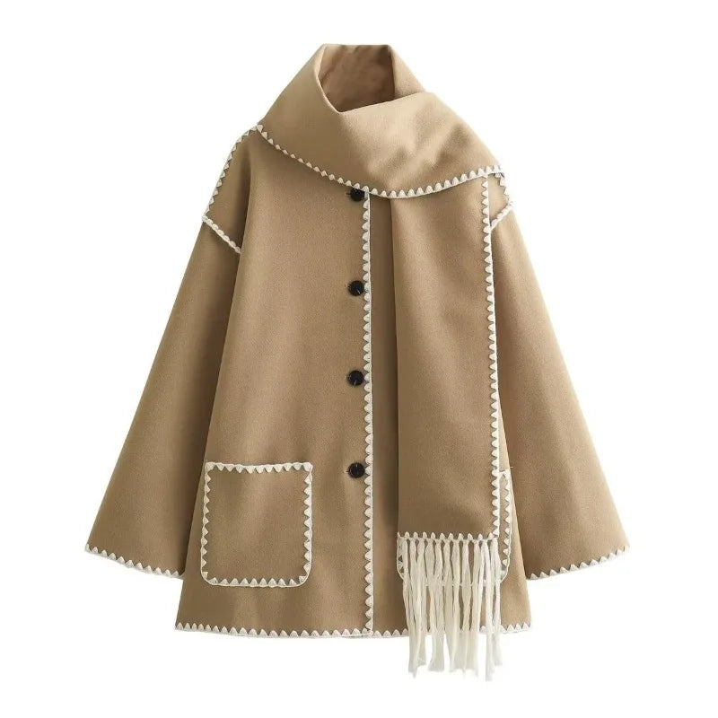 Victoria - Stijlvolle & Warme Sjaaljas – Cosy Fall Vibes | FormaLuxe