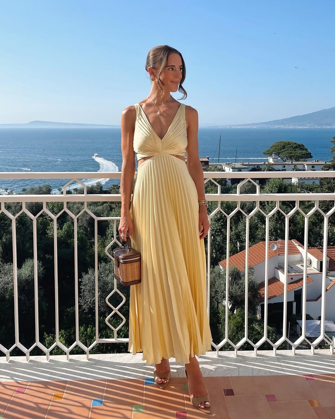 Zara | Verträumtes Maxikleid Gelb | FormaLuxe