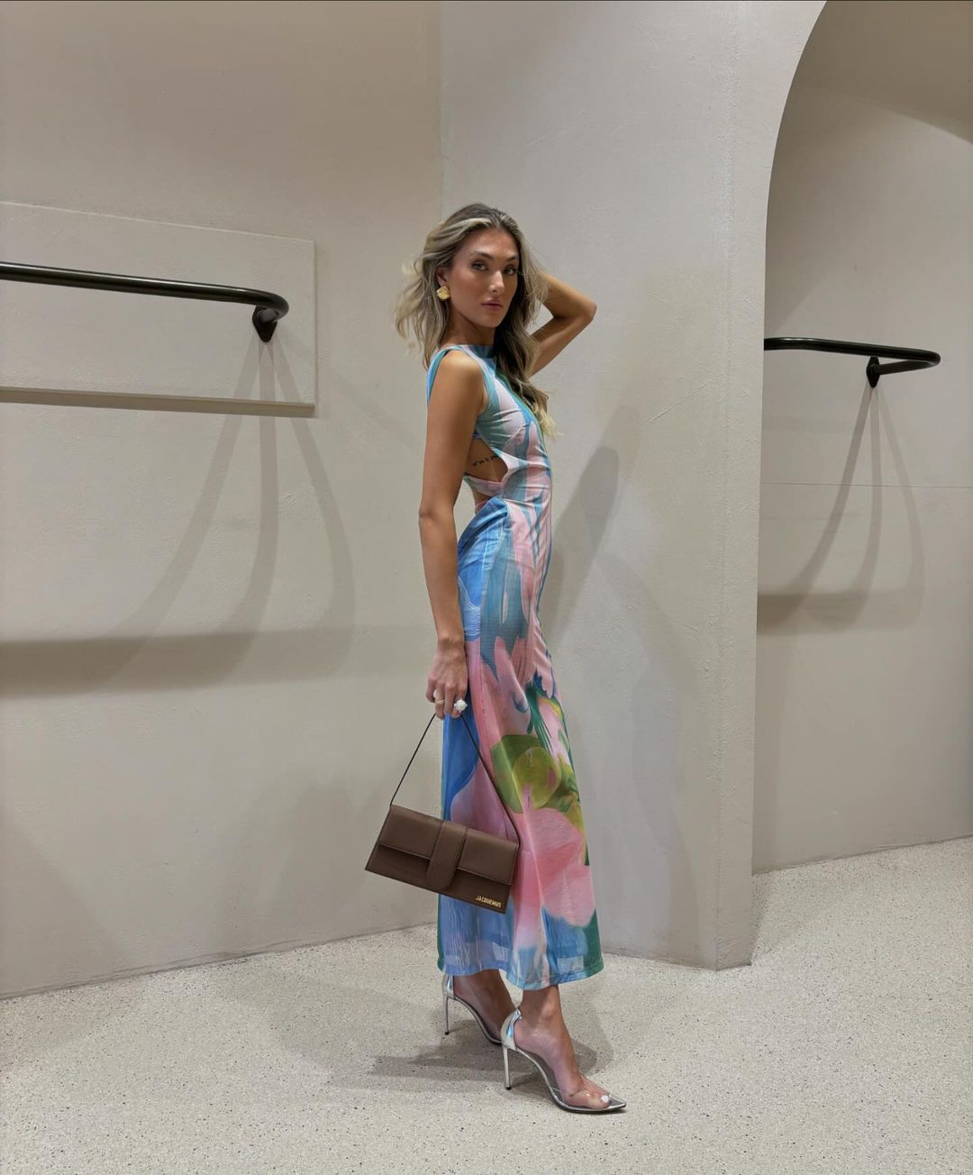 Nola | Pastellfarbenes Maxikleid Mehrfarbig | FormaLuxe