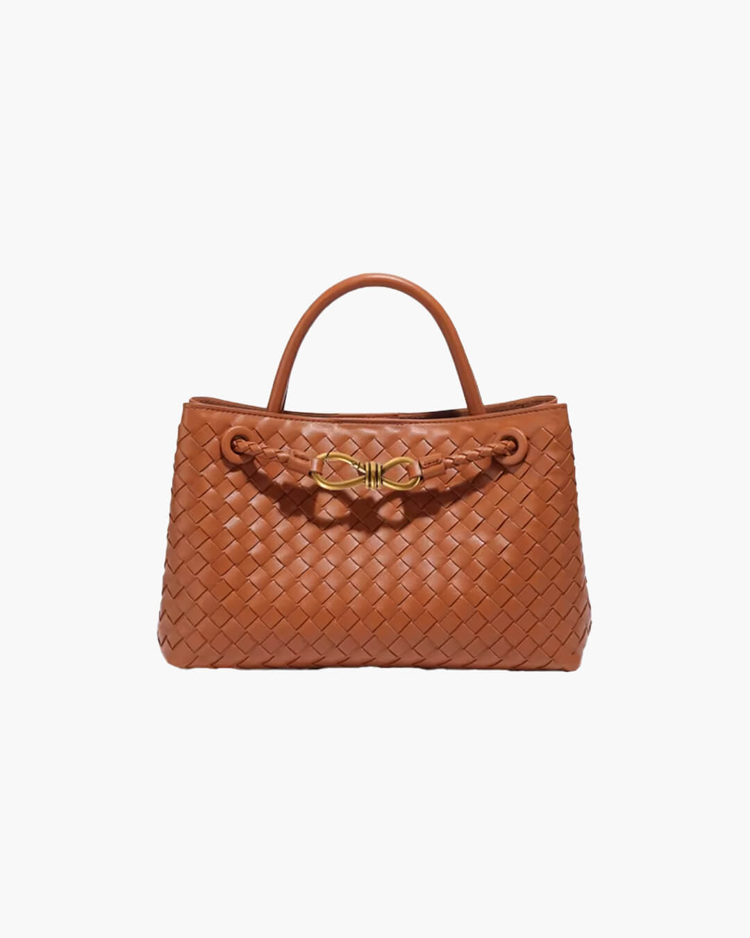 Wells | Tote Woven Shoulder Bag Black | FormaLuxe