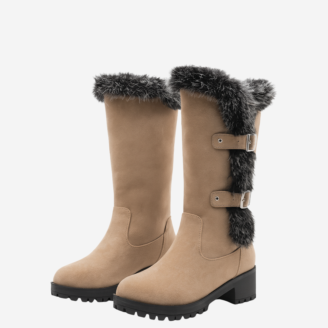 Taliyah | Winter Boots Beige | FormaLuxe