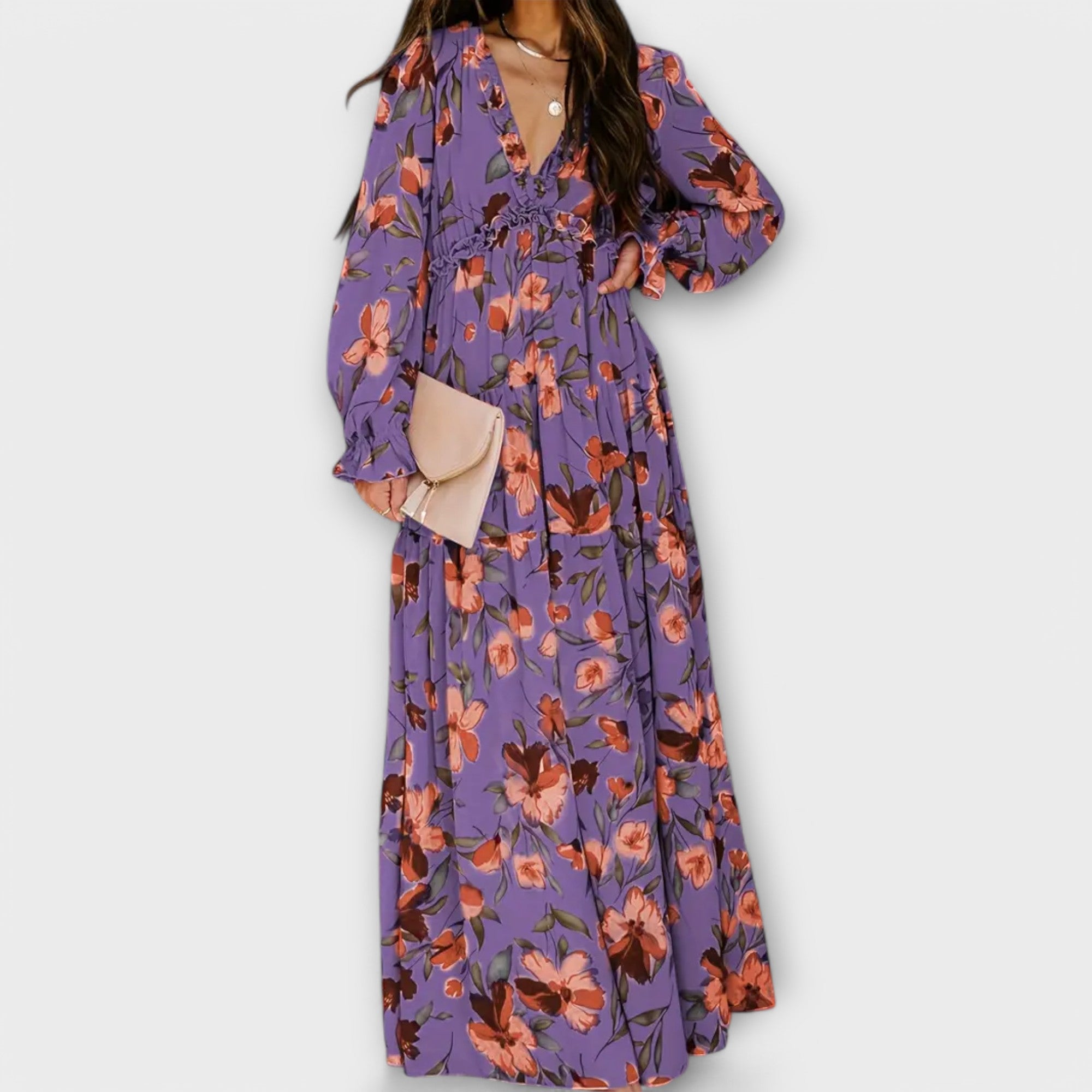 Helen - Elegantes Kleid Rosa | FormaLuxe