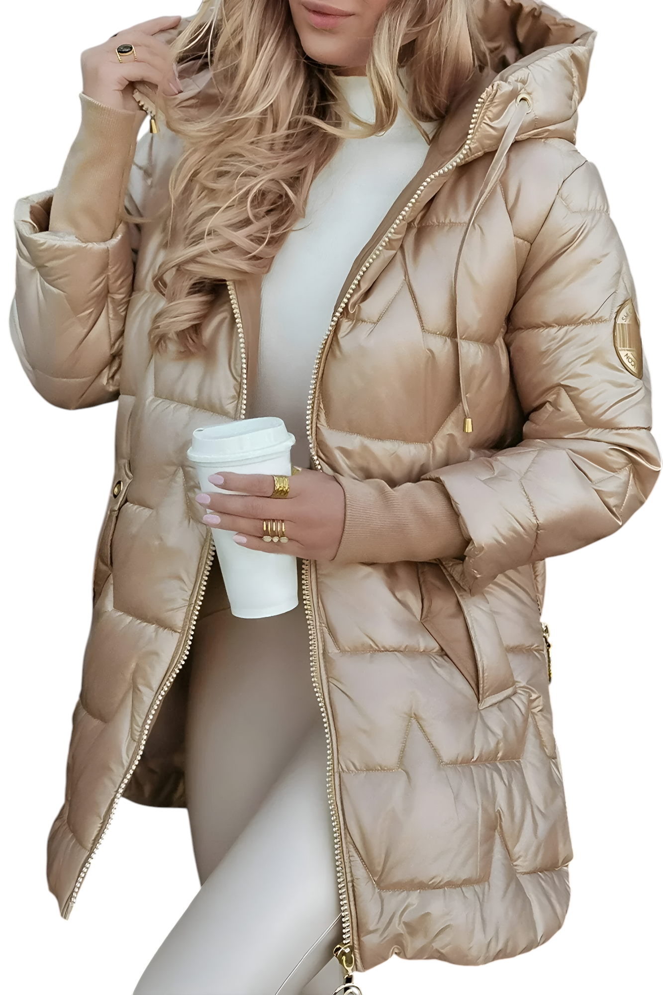 Moni | Winterjacke Beige | FormaLuxe