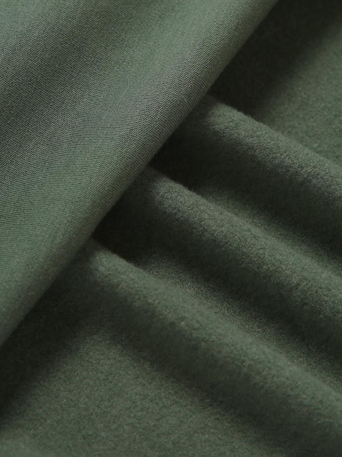 Jupe maxi sirène à côté froncé - Intérieur brossé Moss – Femmes > Bas > Jupes | FormaLuxe